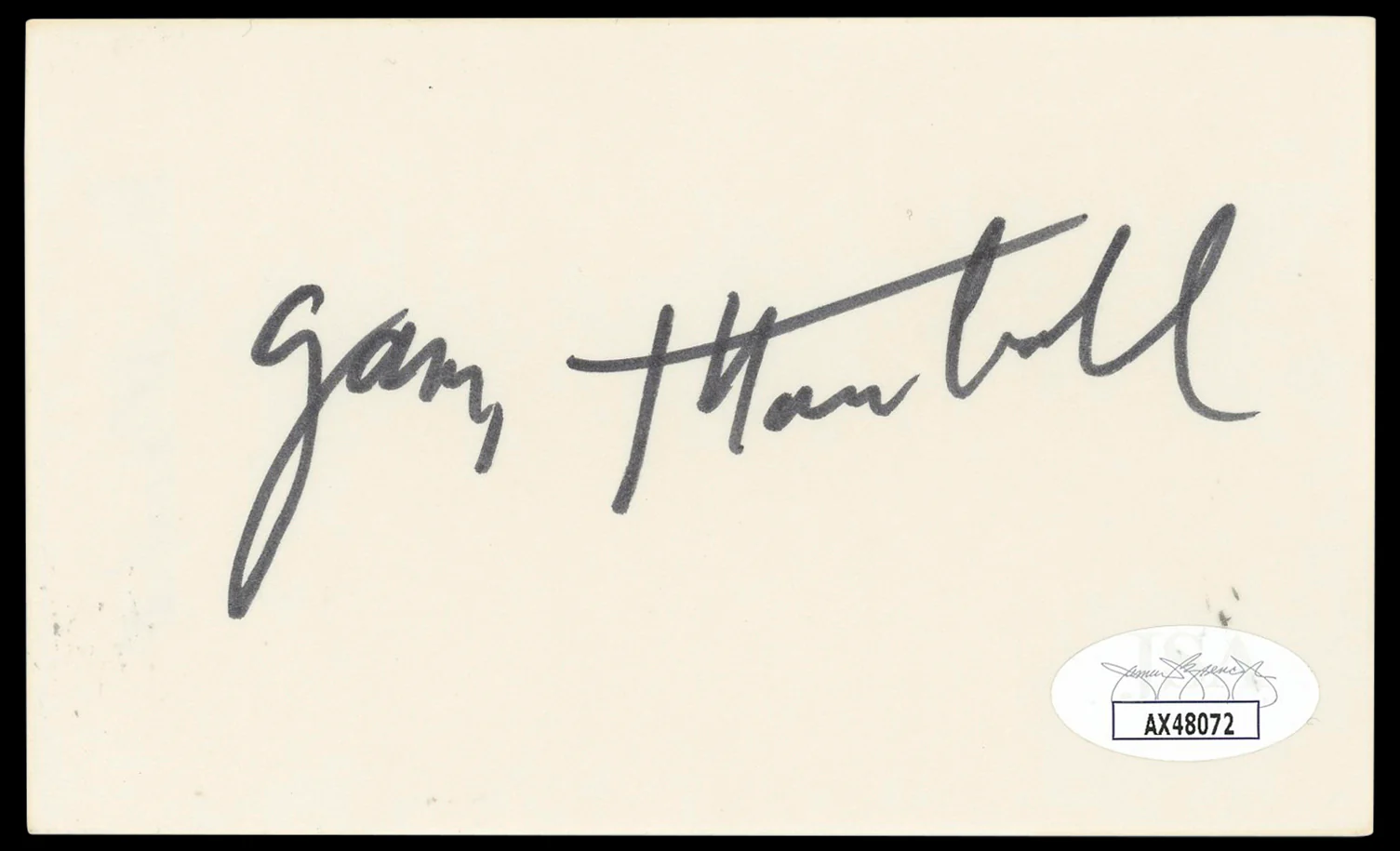 Garry Marshall Authentic Signed 3x5 Index Card Autographed JSA #AX48072 - Image 2