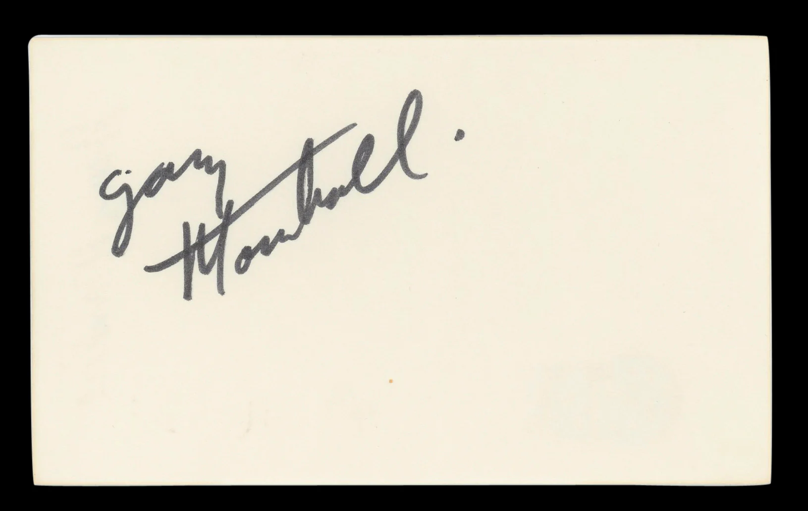 Garry Marshall The Princess Diaries Authentic Signed 3x5 Index Card BAS #BL96416 - Image 2