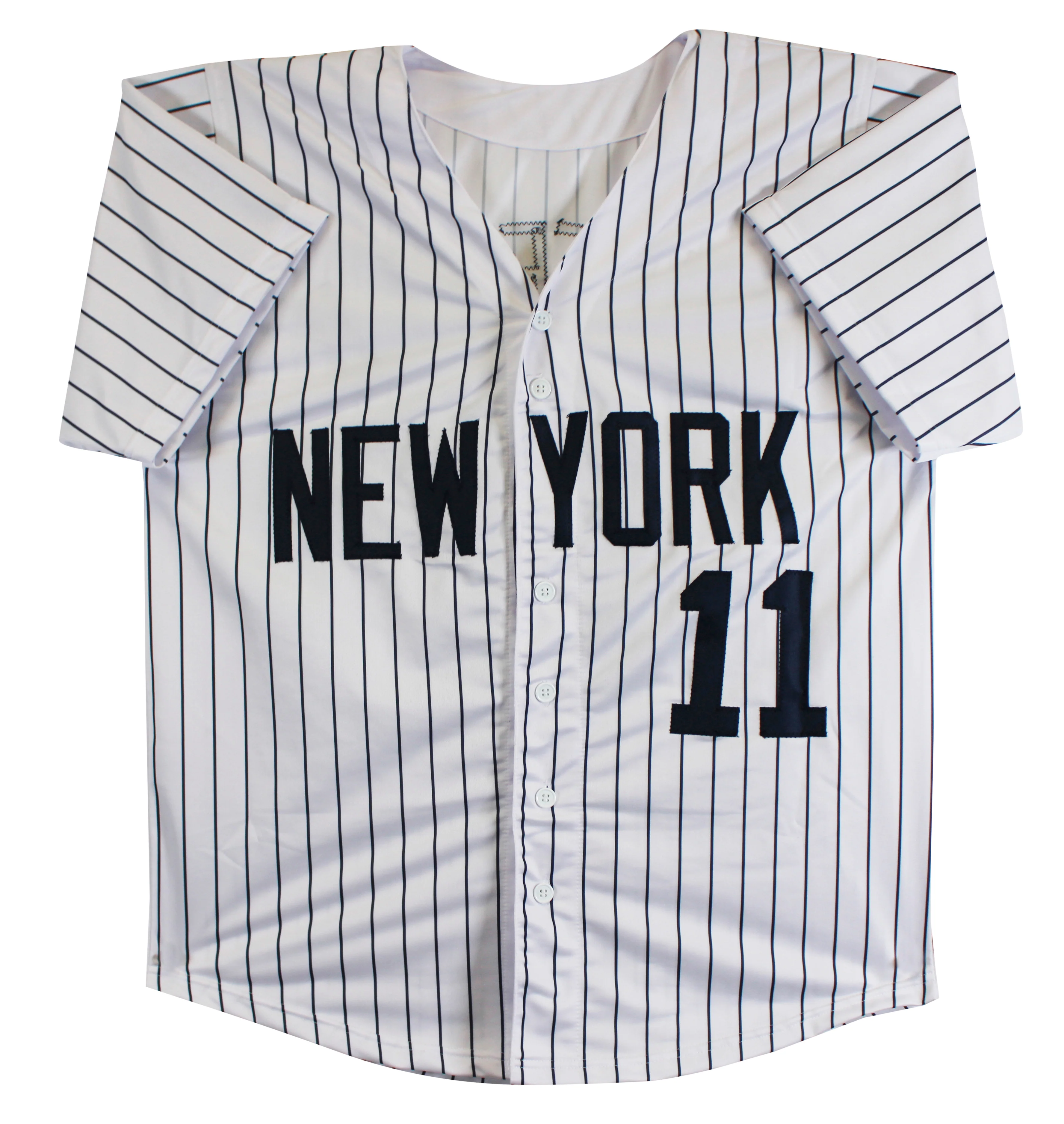 Gary Sheffield Authentic Signed White Pinstripe Pro Style Jersey Autographed BAS - Image 4