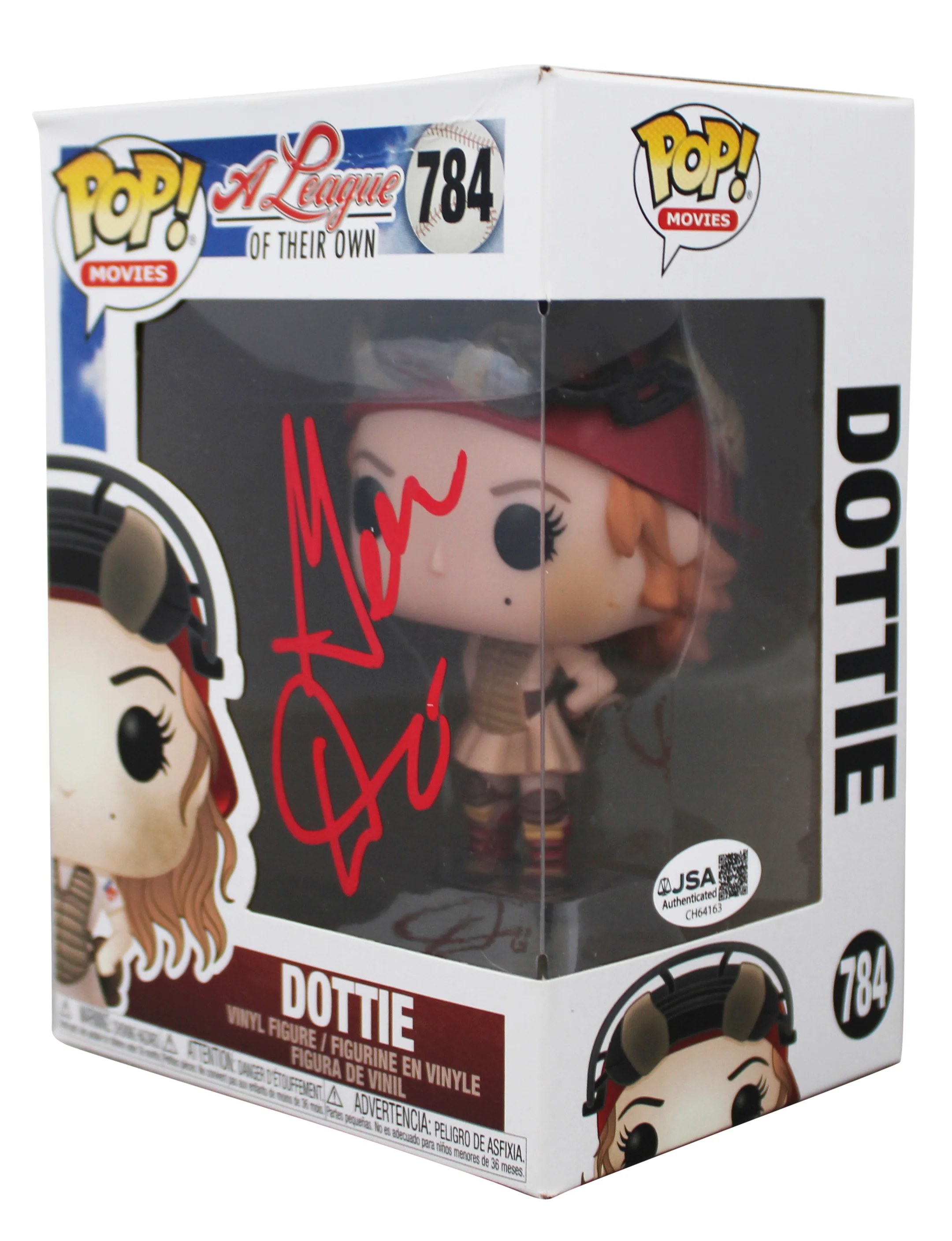 Geena Davis A League Of Their Own Signed Dottie #784 Funko Pop Vinyl Figure JSA - Image 3