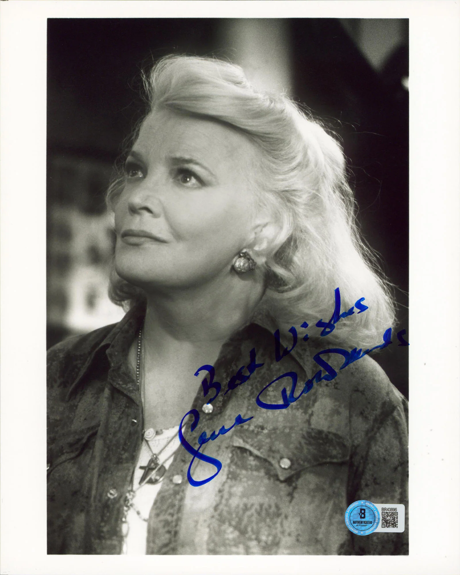 Gena Rowlands The Notebook "Best Wishes" Authentic Signed 8x10 Photo BAS BR43896