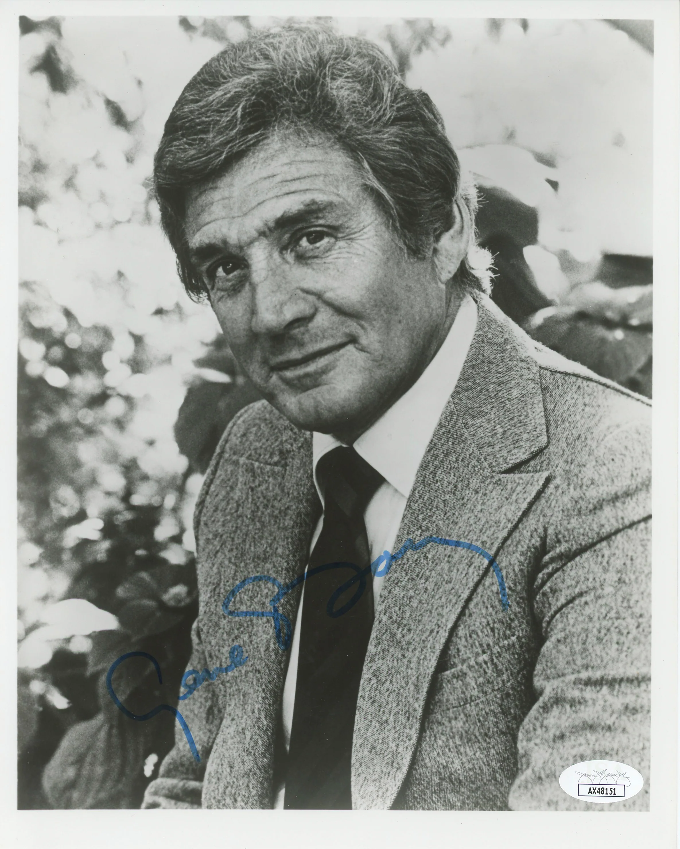 Gene Barry Bat Masterson Authentic Signed 8x10 Photo Autographed JSA #AX48151 - Image 2