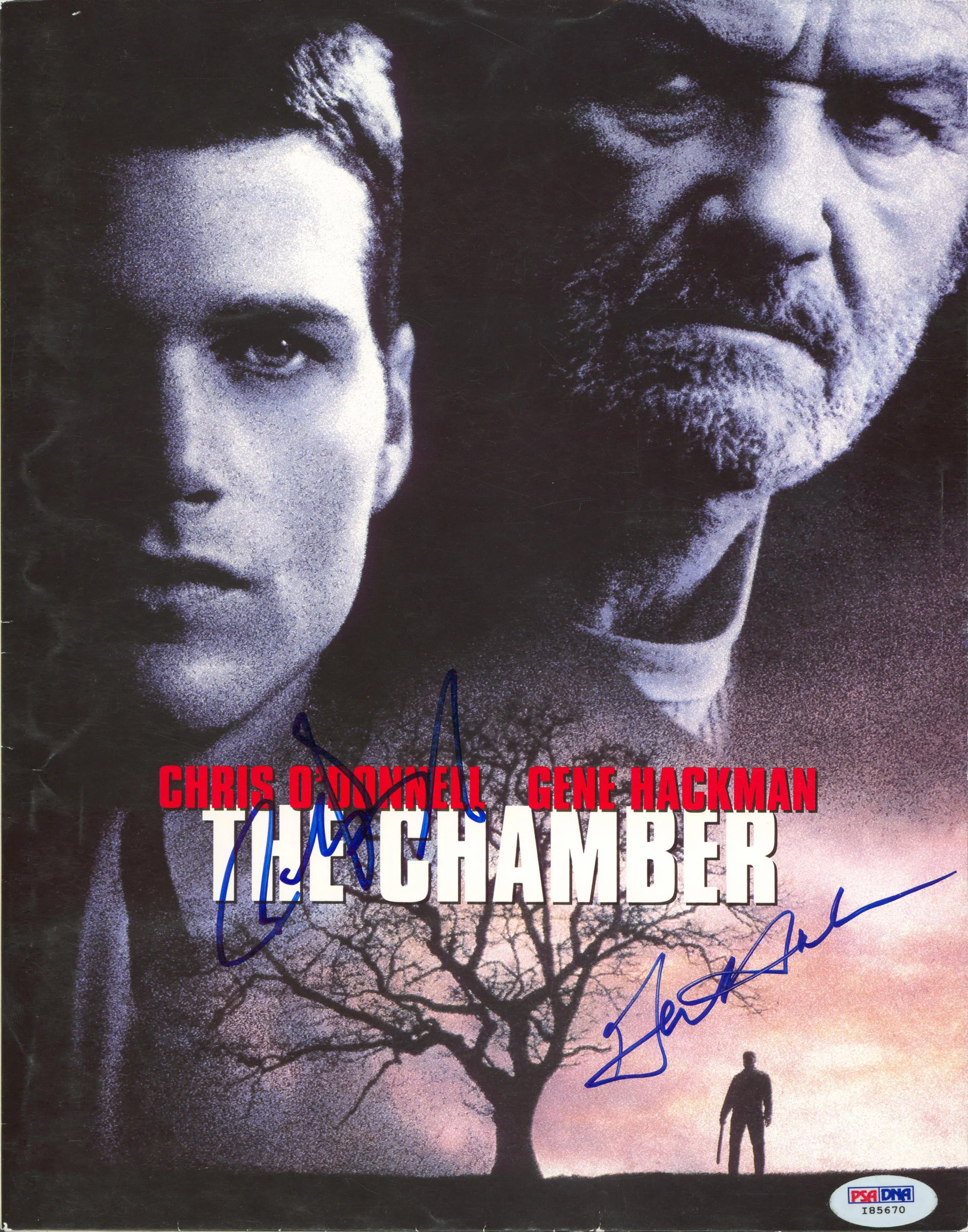 Gene Hackman & Chris O'Donnell The Chamber Authentic Signed Folder PSA I85670 - Image 2