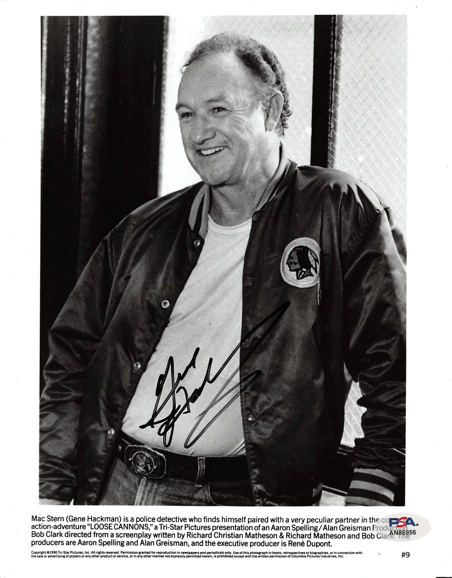Gene Hackman Loose Cannons Authentic Signed 8x10 Promo Photo PSA/DNA #AN86956 - Image 2