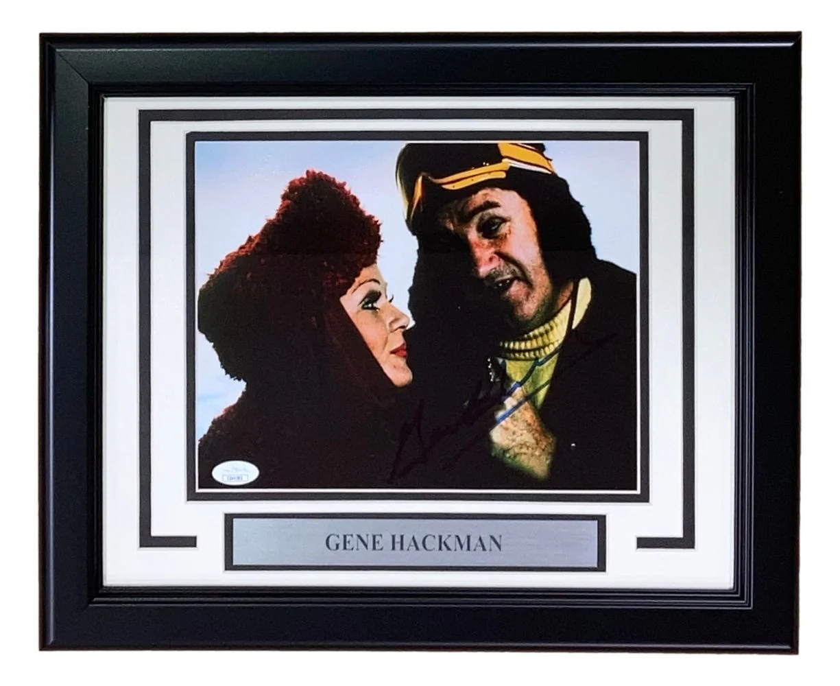 Gene Hackman Signed Framed 8x10 Superman II Photo JSA