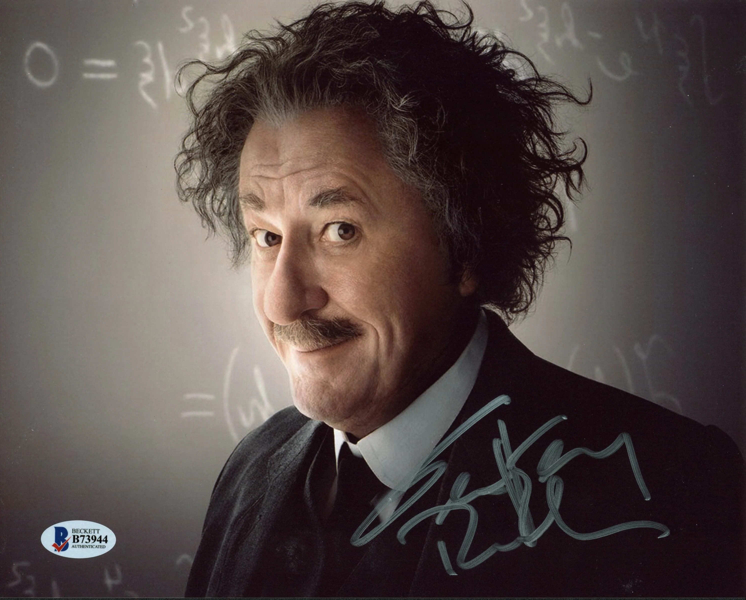 Geoffrey Rush Genius Authentic Signed 8X10 Photo Autographed BAS #B73944