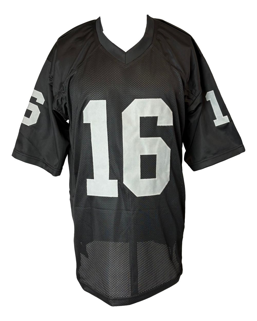 George Blanda Oakland Signed Black Football Jersey JSA+Lojo Hologram - Image 3