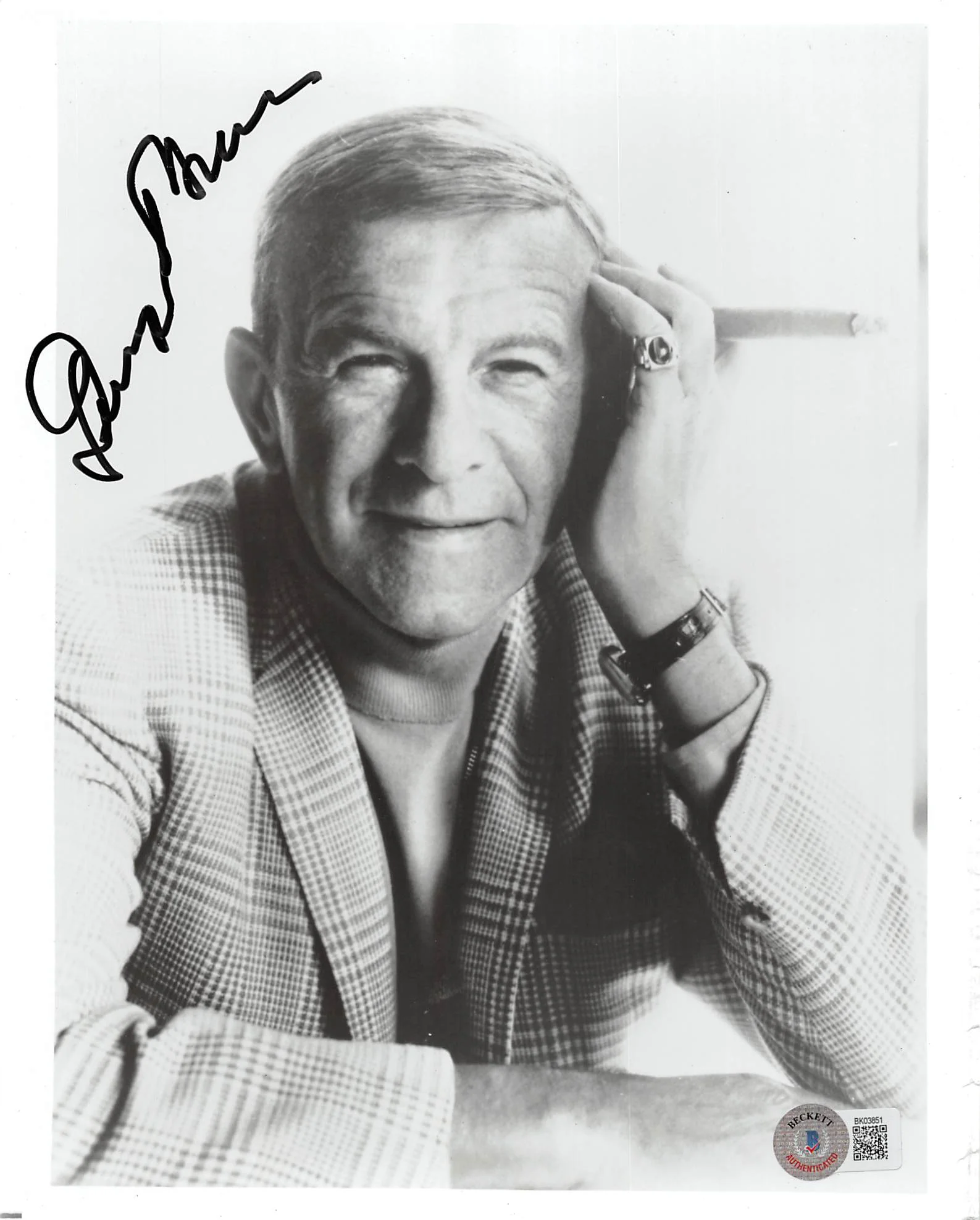 George Burns The Sunshine Boys Authentic Signed 8x10 Photo BAS #BK03851