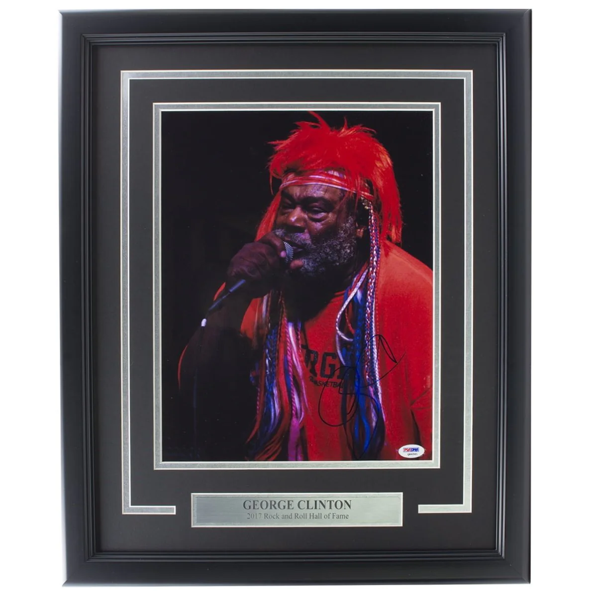 George Clinton Signed Framed 11x14 Photo PSA/DNA - Image 6