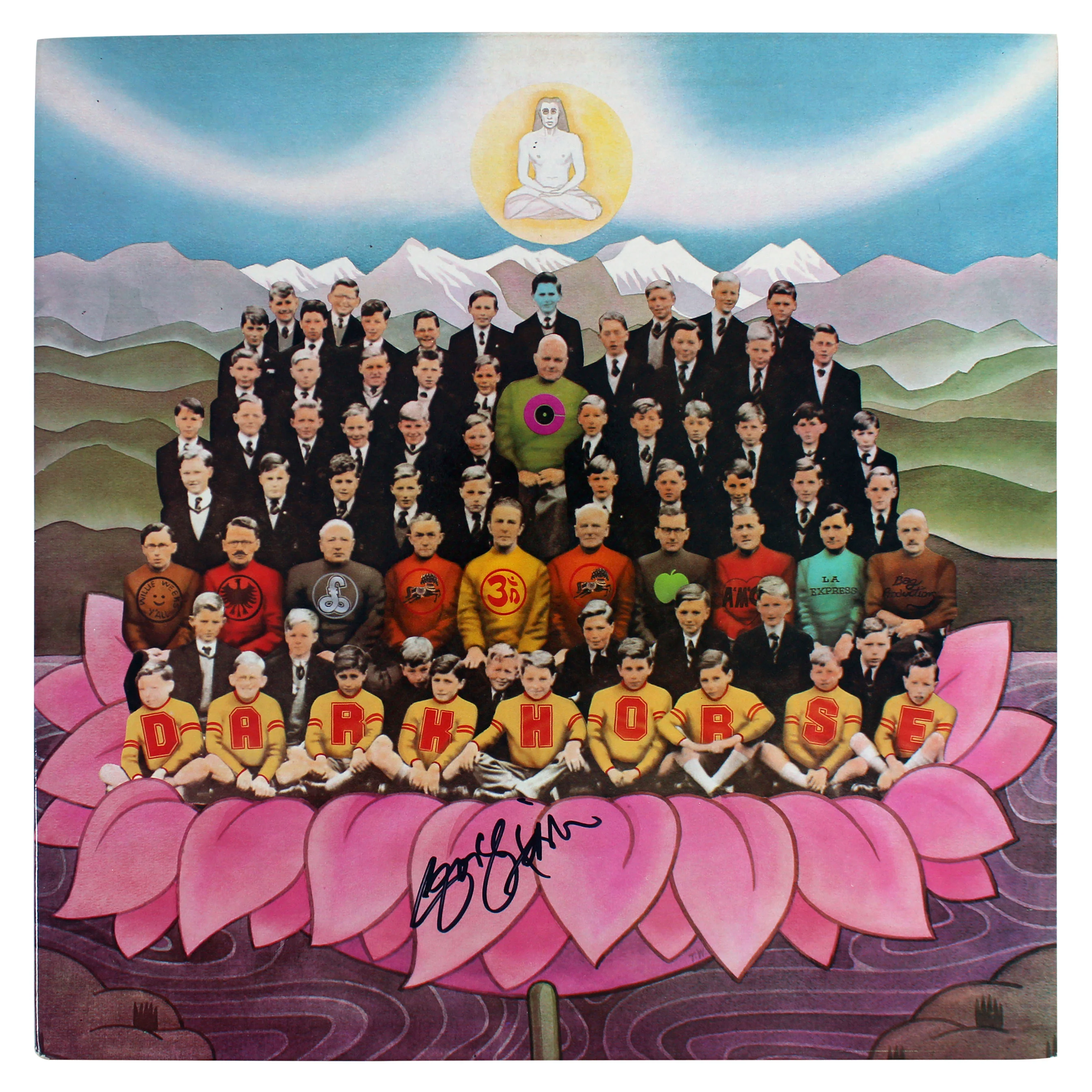 George Harrison Authentic Signed Dark Horse Album Cover W/ Vinyl JSA #BB39754 - Image 3