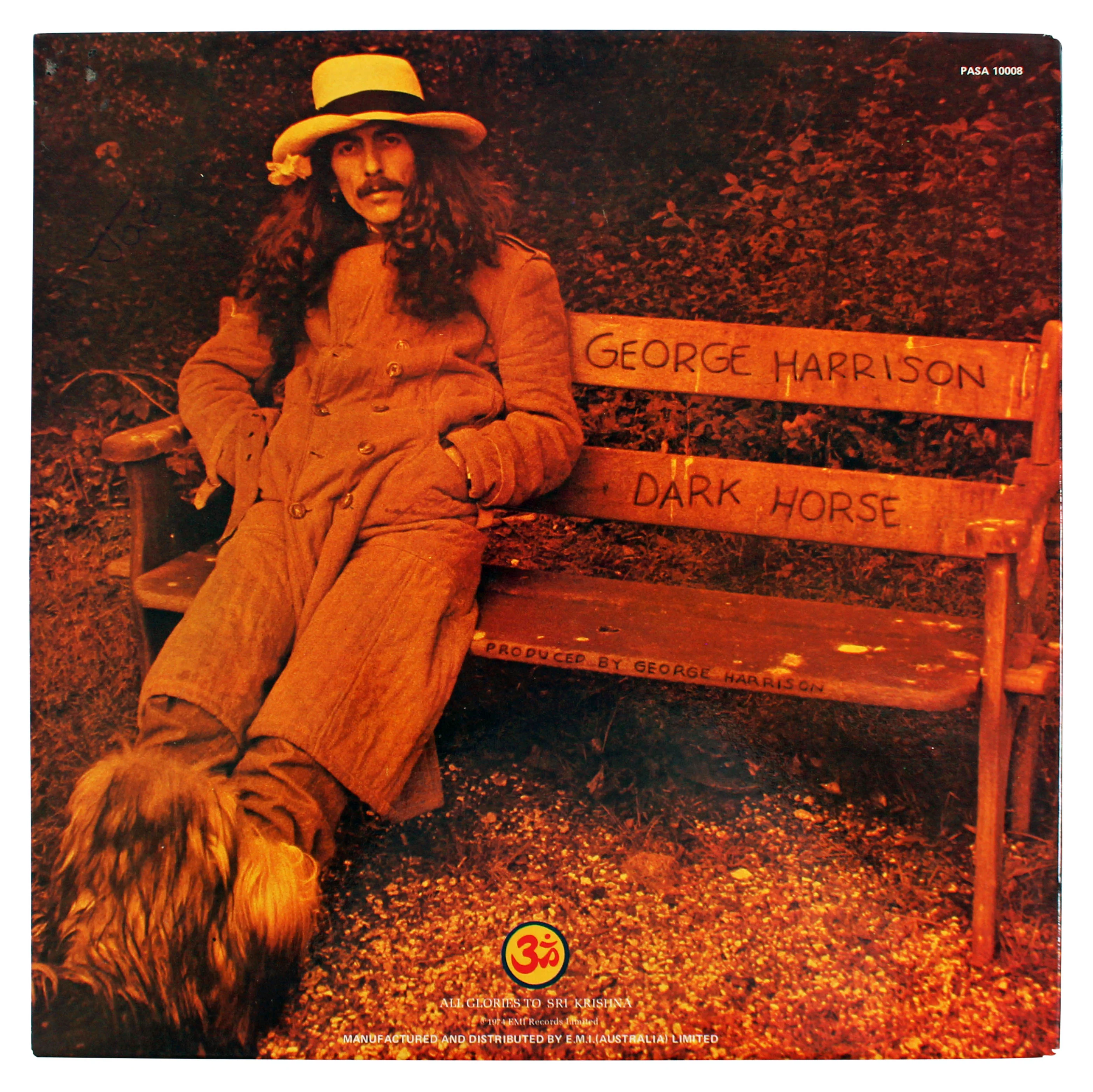 George Harrison Authentic Signed Dark Horse Album Cover W/ Vinyl JSA #BB39754 - Image 5