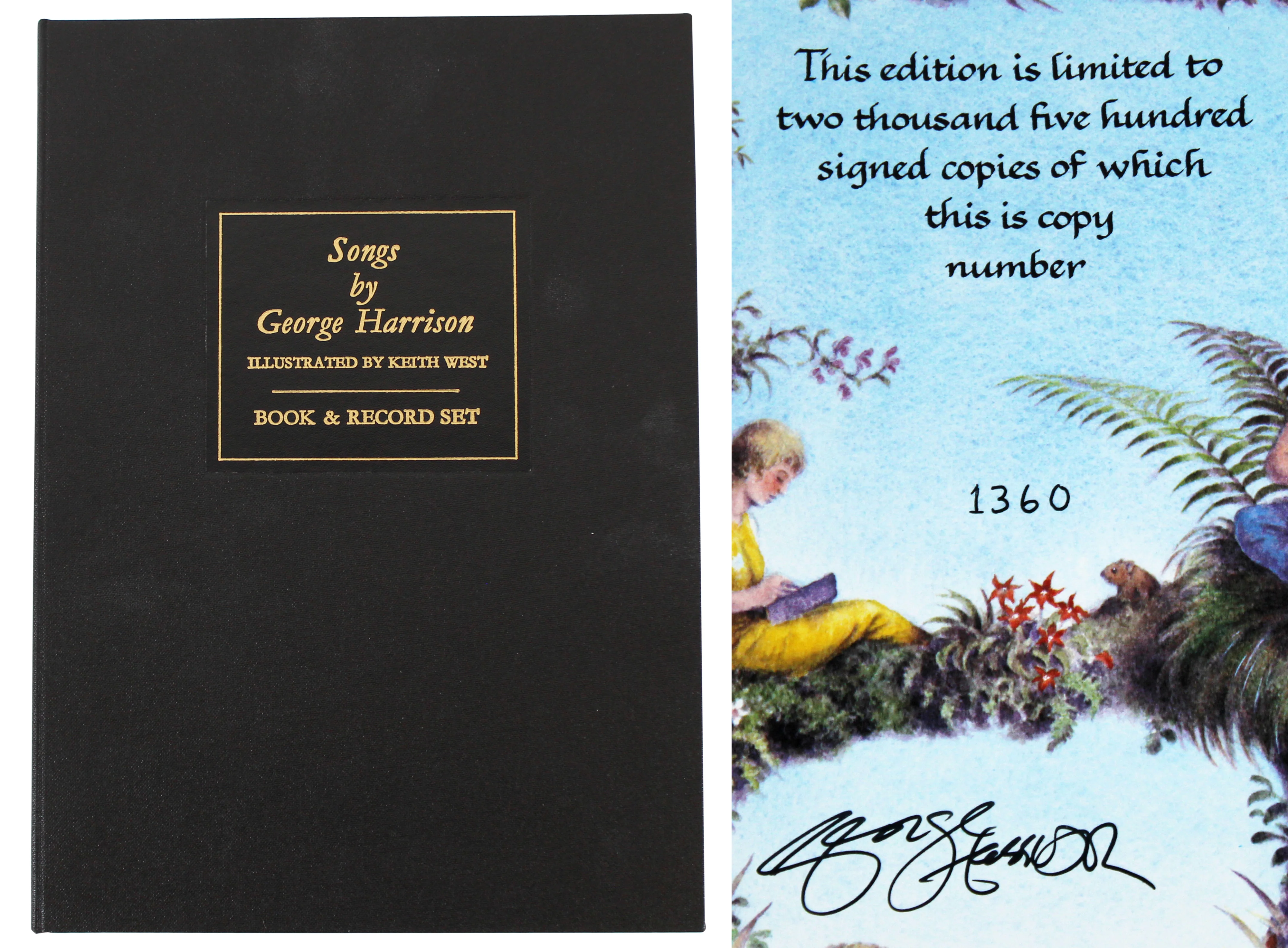 George Harrison Signed 1992 Songs By George Harrison Vol. 2 Genesis Book LE BAS - Image 2