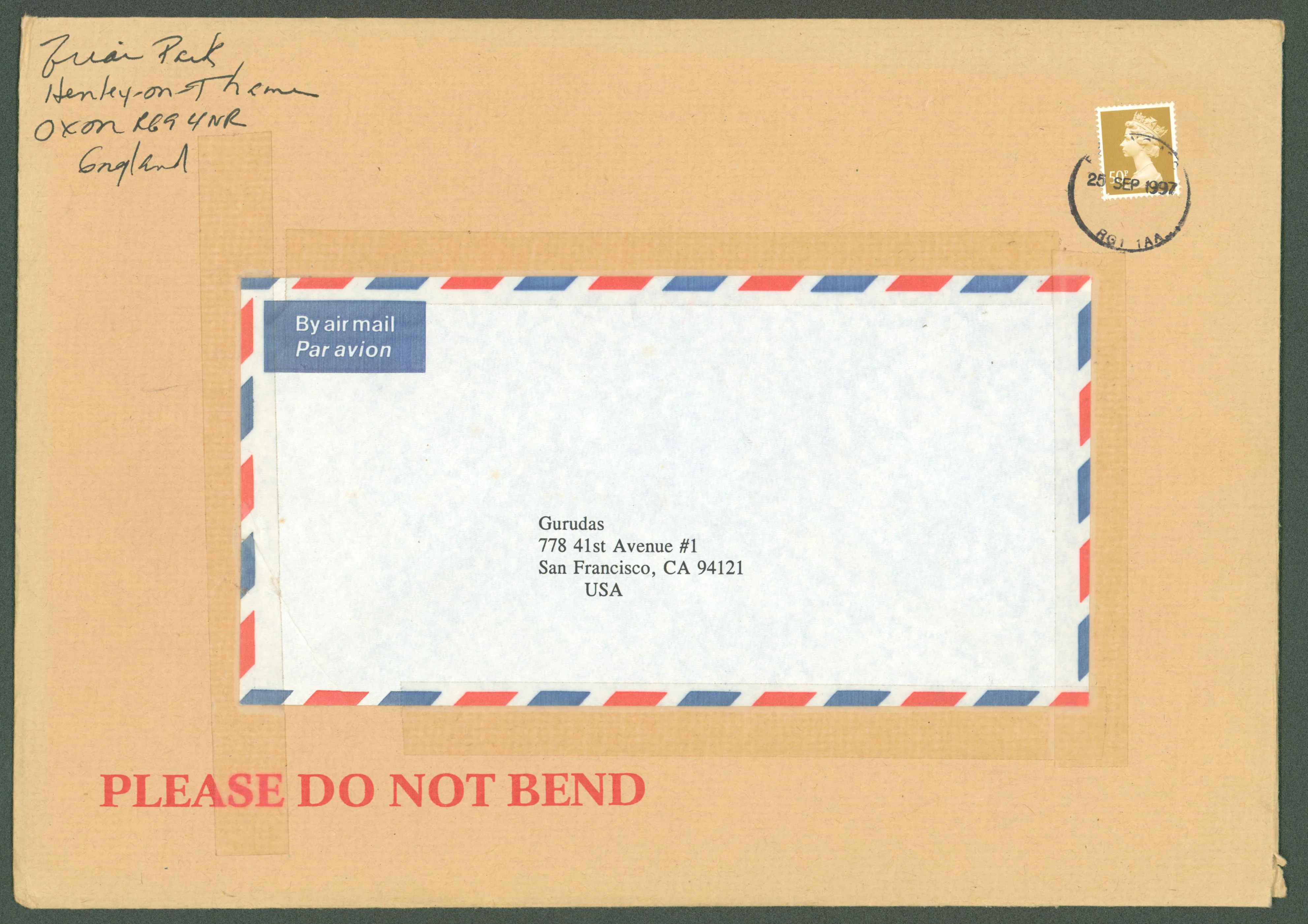 George Harrison The Beatles Authentic Signed Handwritten Letter BAS #AA03799 - Image 3