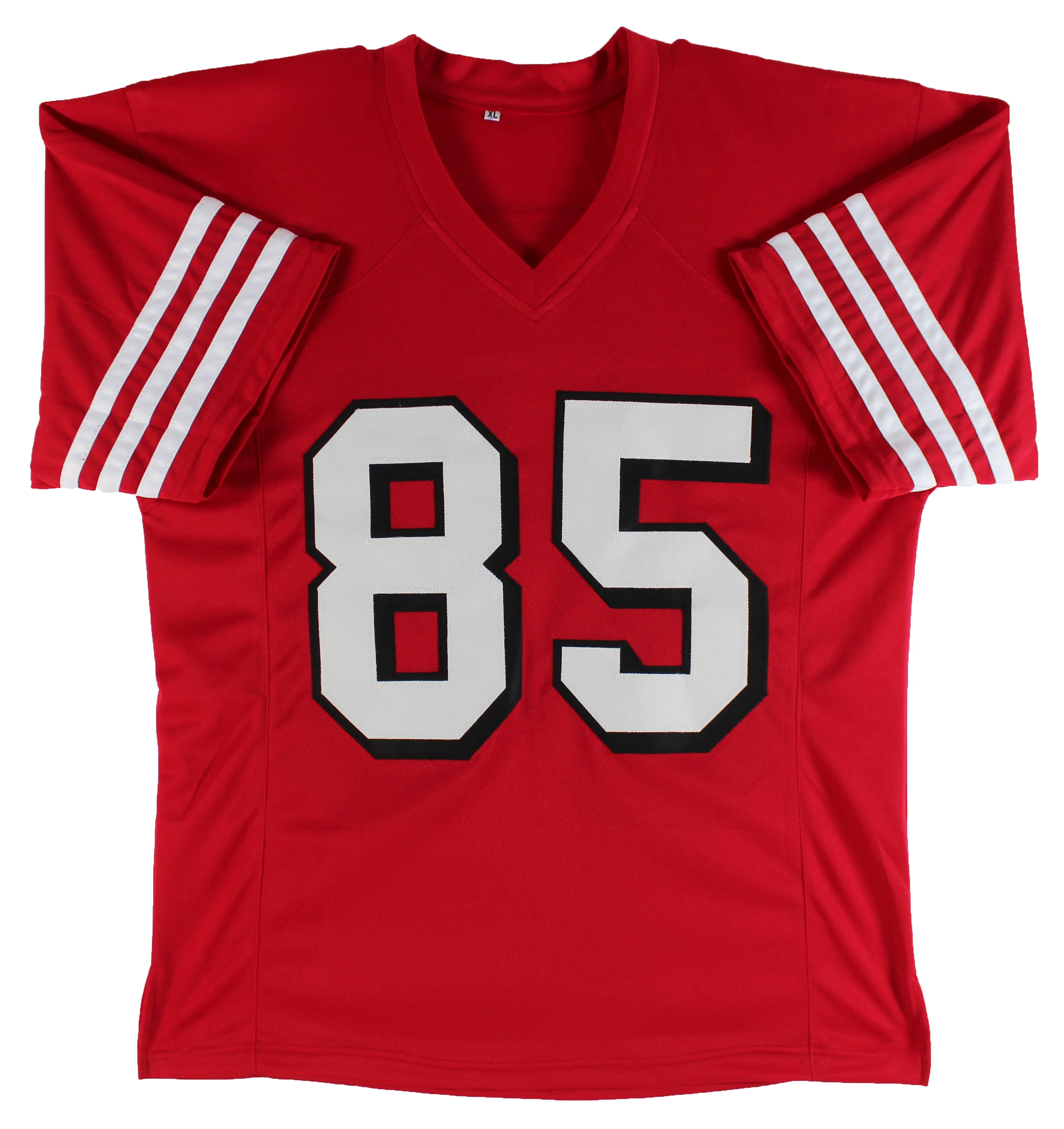 George Kittle Authentic Signed Red Pro Style Jersey w/ Dropshadow BAS Witnessed - Image 4