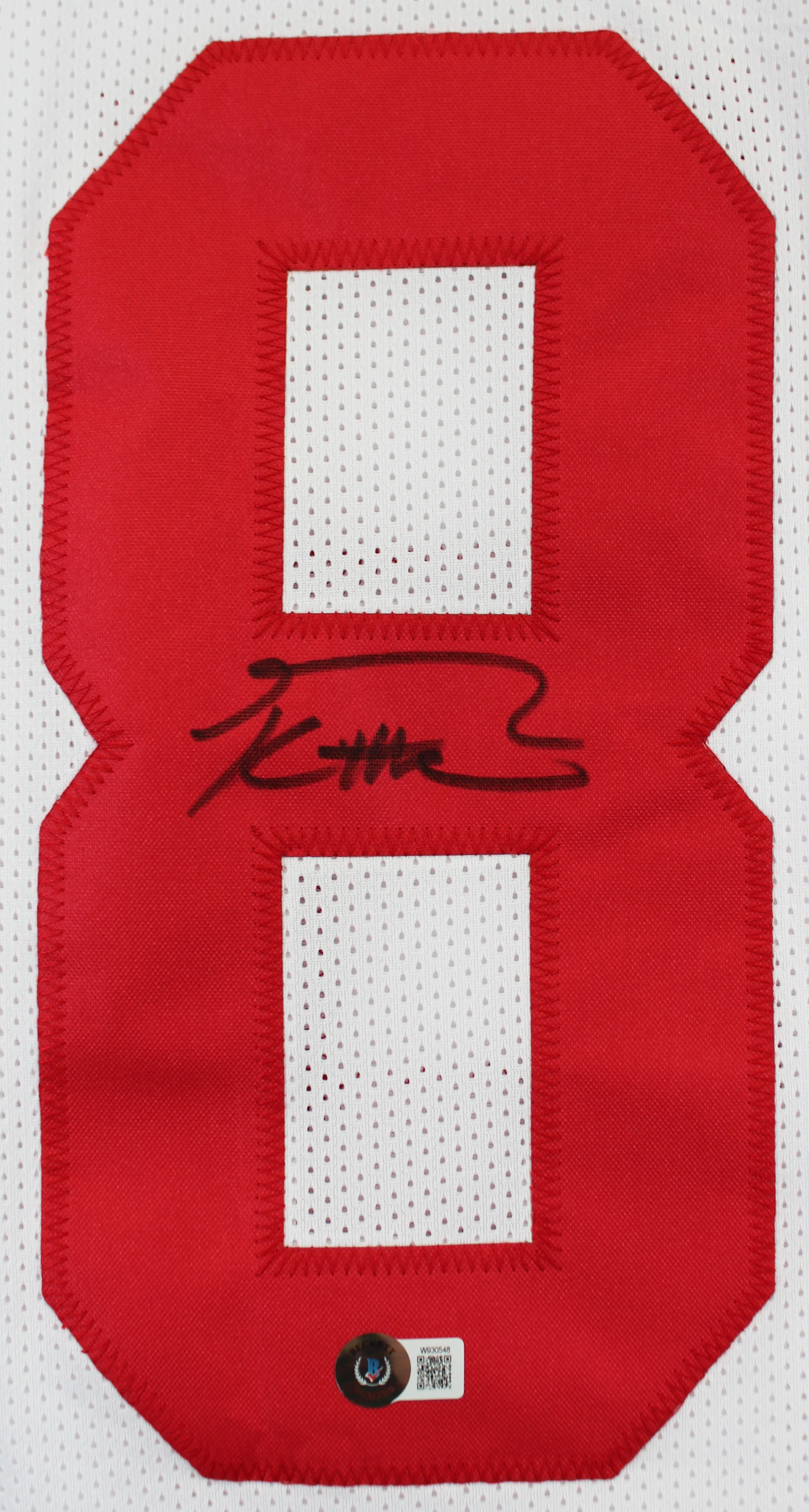 George Kittle Authentic Signed White Pro Style Jersey BAS Witnessed - Image 3
