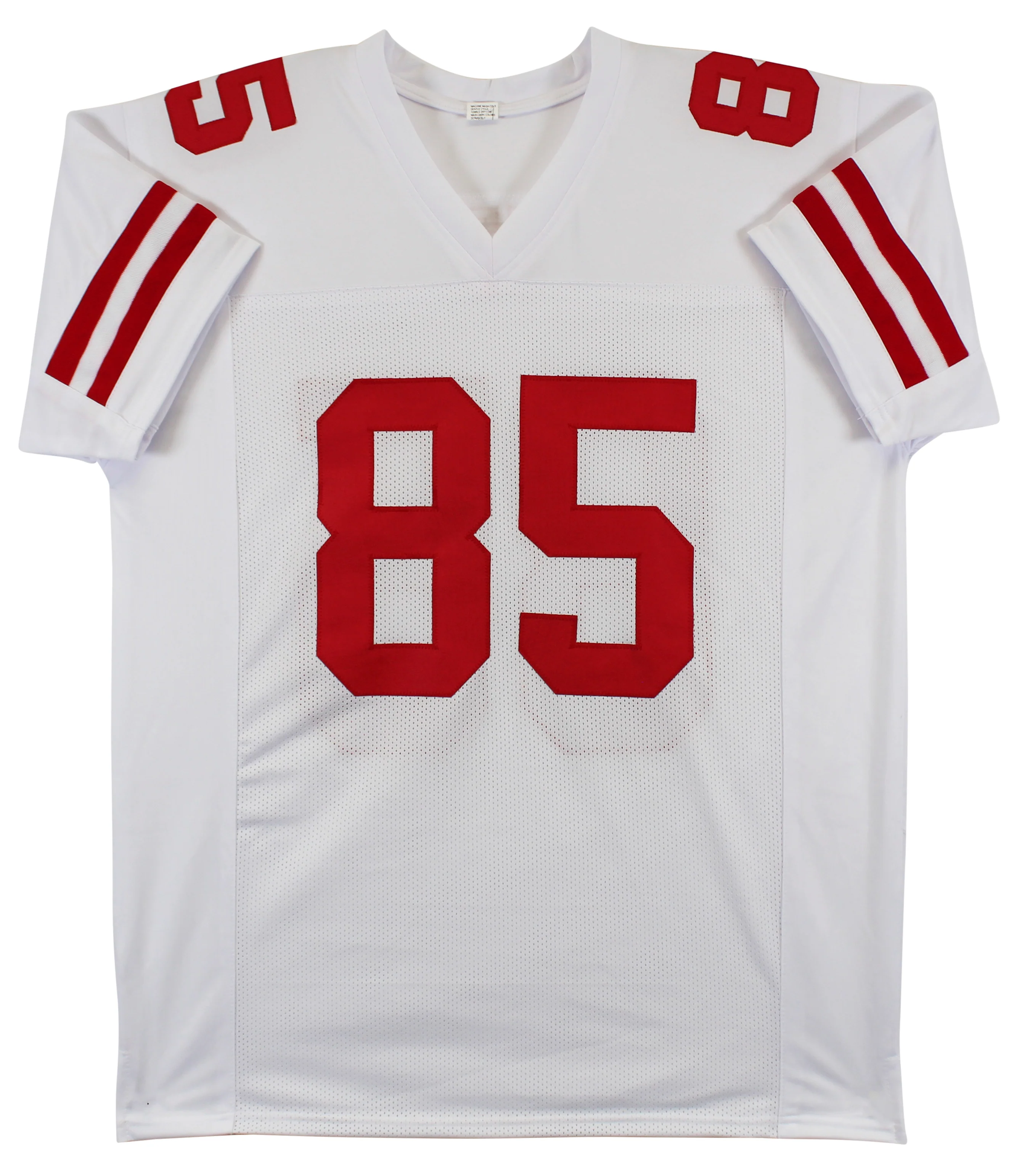 George Kittle Authentic Signed White Pro Style Jersey BAS Witnessed - Image 4