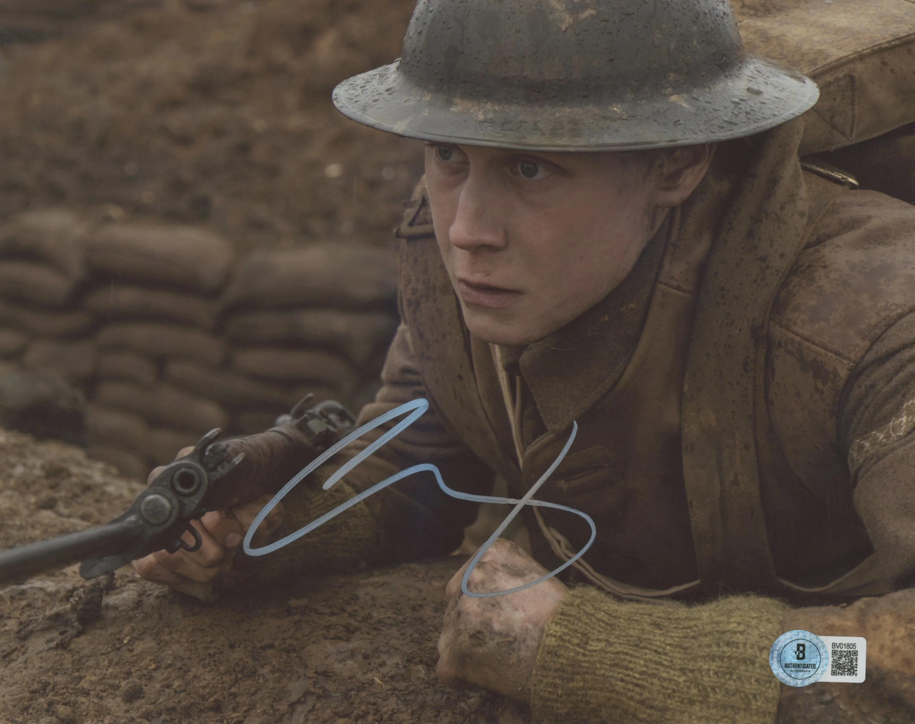 George Mackay 1917 Authentic Signed 8x10 Photo Autographed BAS #BV01805 - Image 2