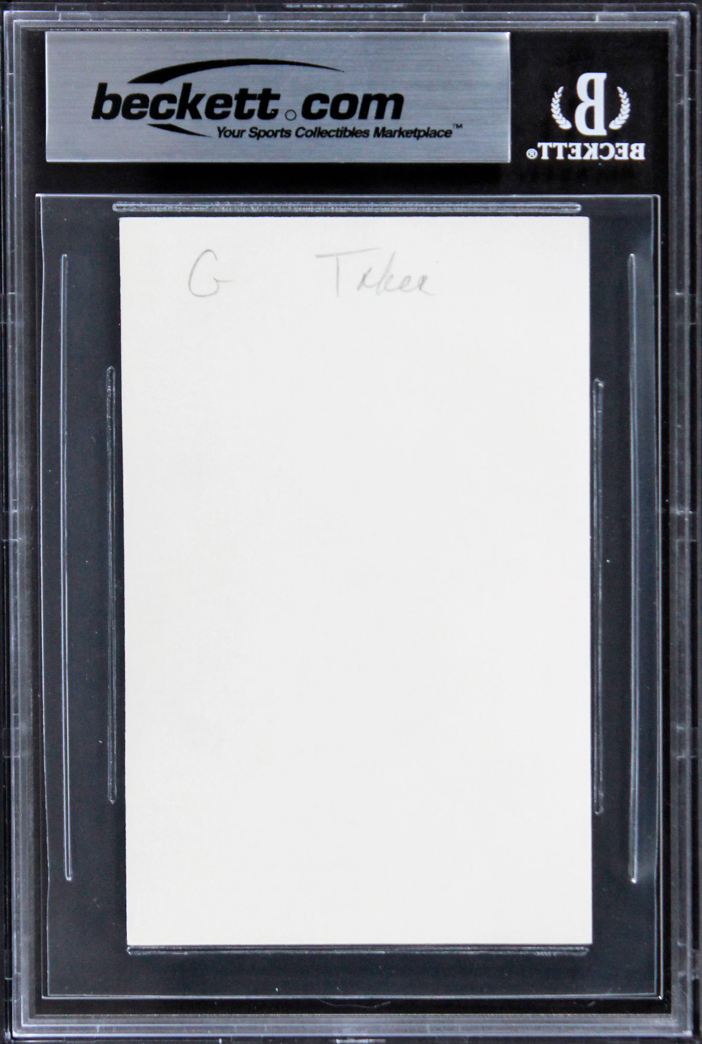 George Takei Star Trek: The Original Series Signed 3x5 Index Card BAS Slabbed 2 - Image 3