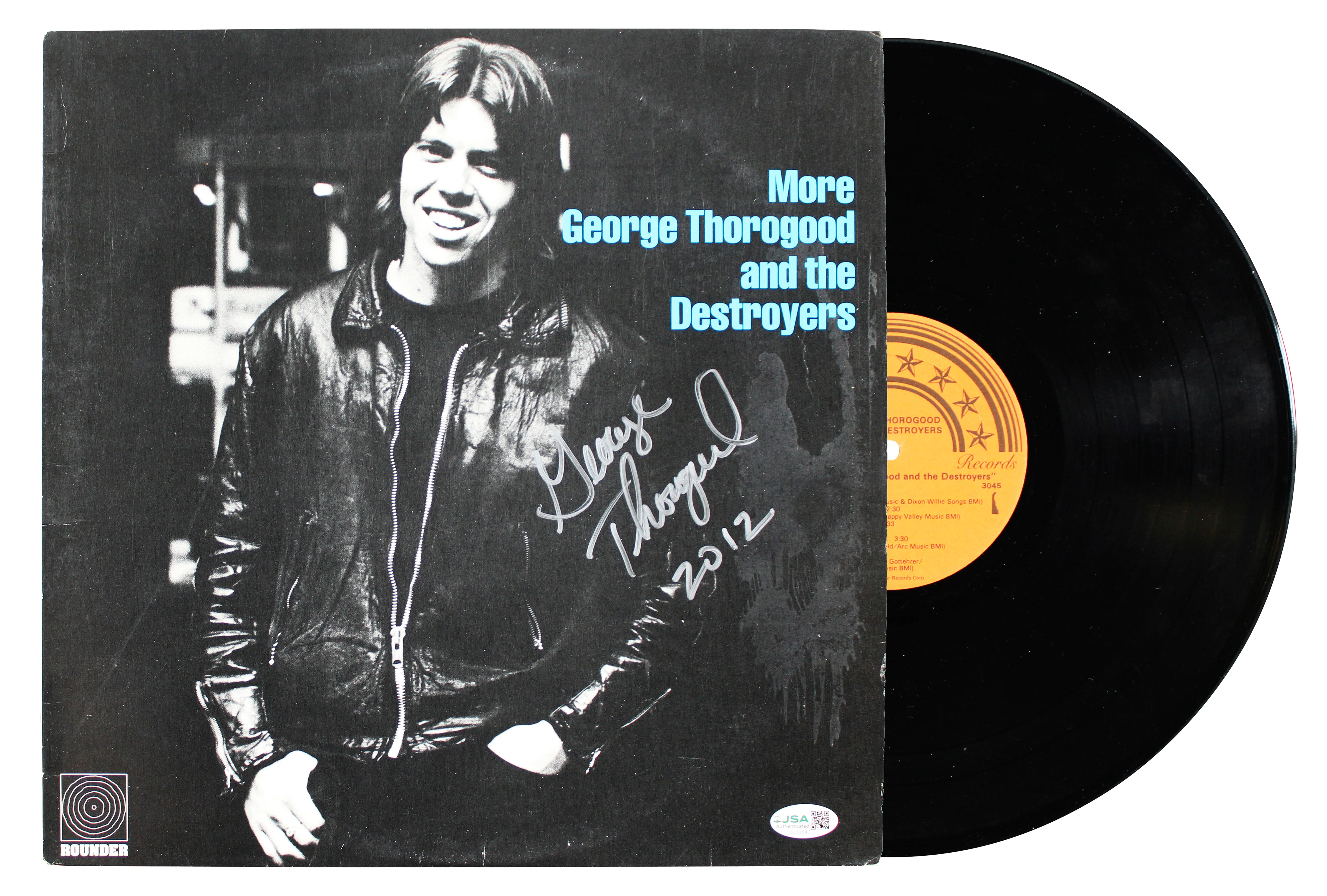 George Thorogood Authentic Signed Album Cover W/ Vinyl Autographed JSA #CL51547 - Image 2