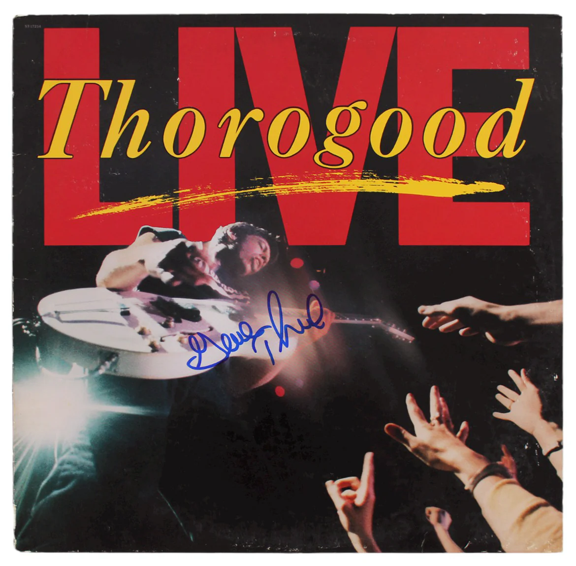 George Thorogood Authentic Signed Thorogood Live Album Cover BAS #BG90667 - Image 2