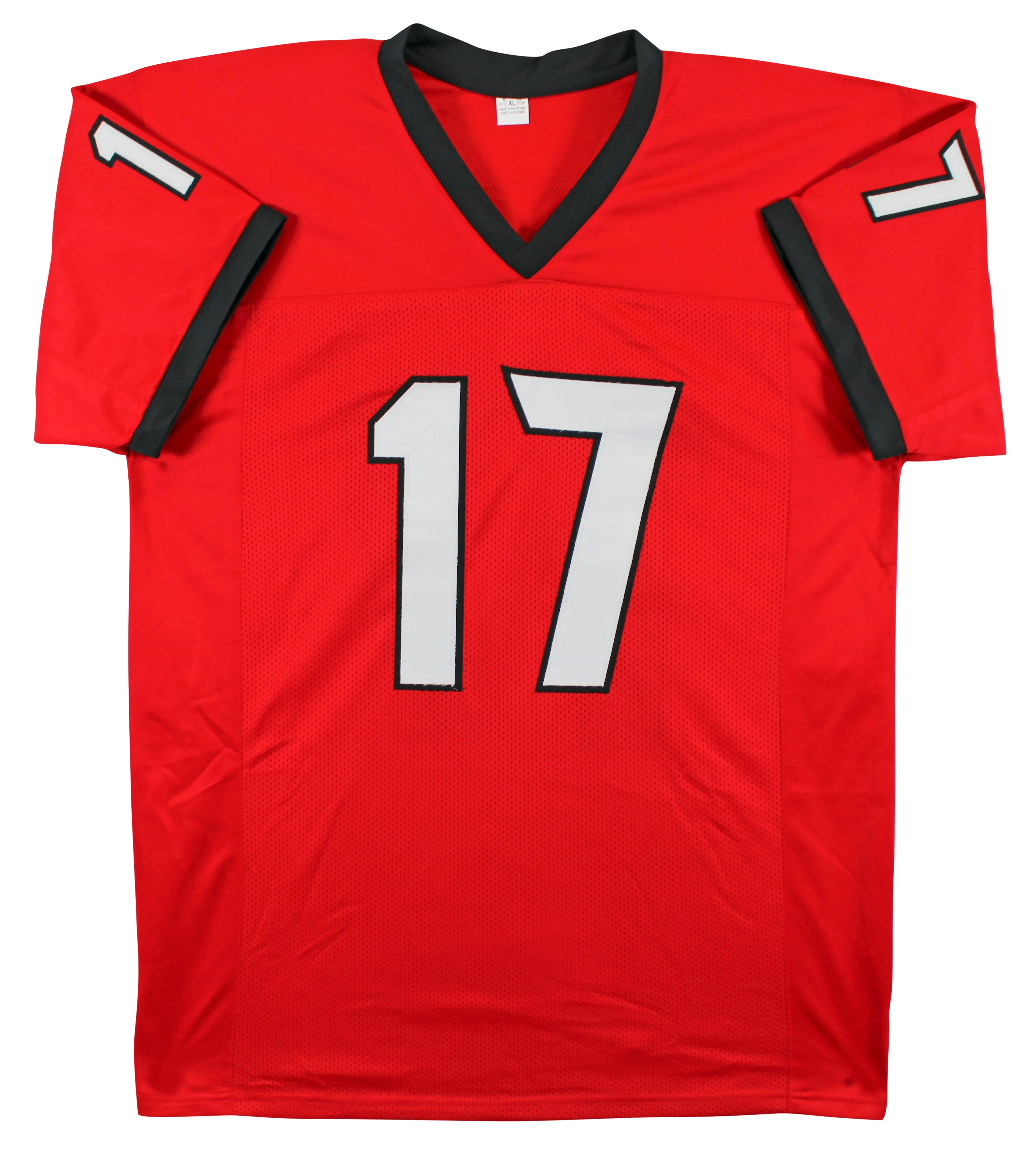 Georgia Nakobe Dean Authentic Signed Red Pro Style Jersey PSA/DNA Itp - Image 4