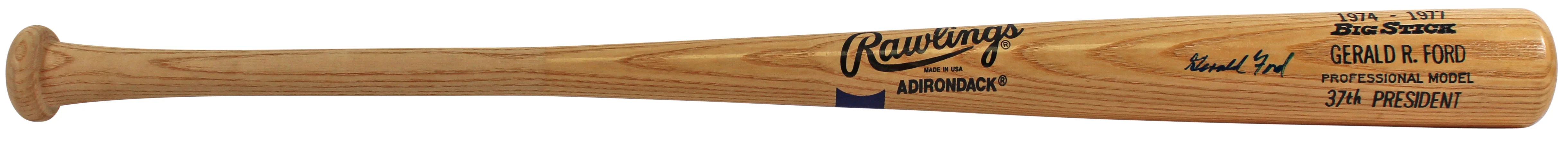 Gerald Ford Authentic Signed Rawlings Adirondack Big Stick Bat JSA #XX43036 - Image 4