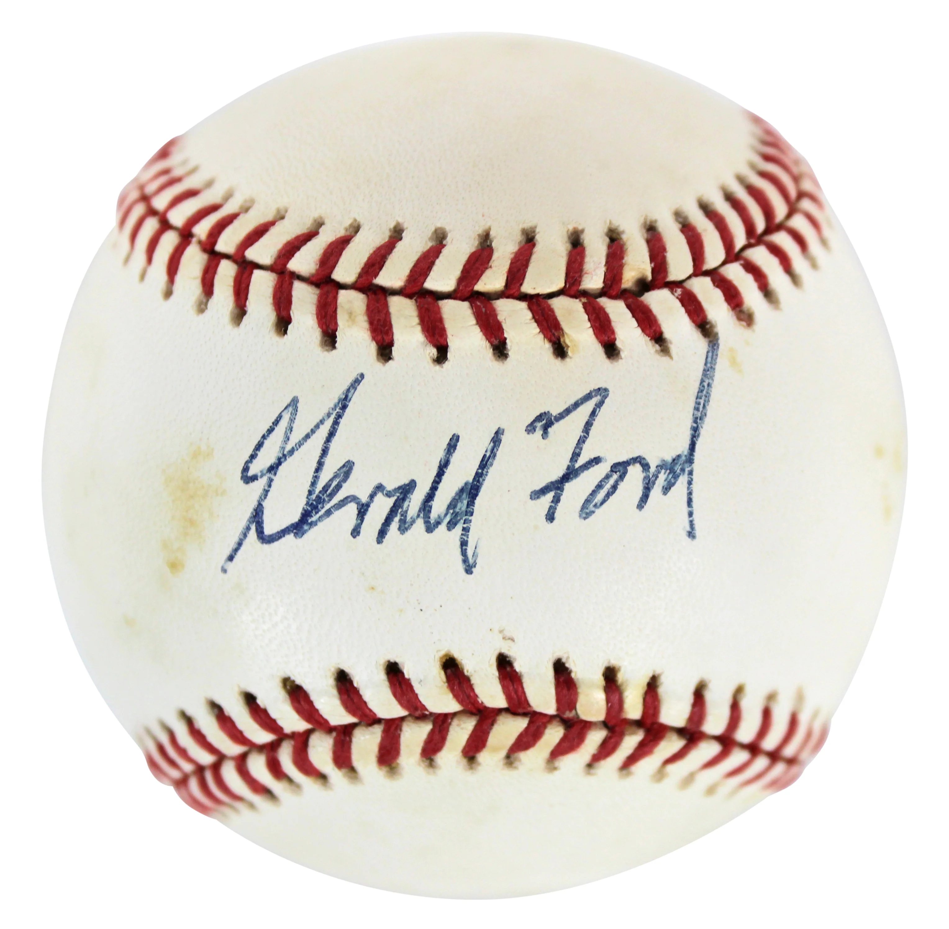 Gerald R. Ford Authentic Signed Bobby Brown Oal Baseball Autographed BAS #A12340 - Image 2