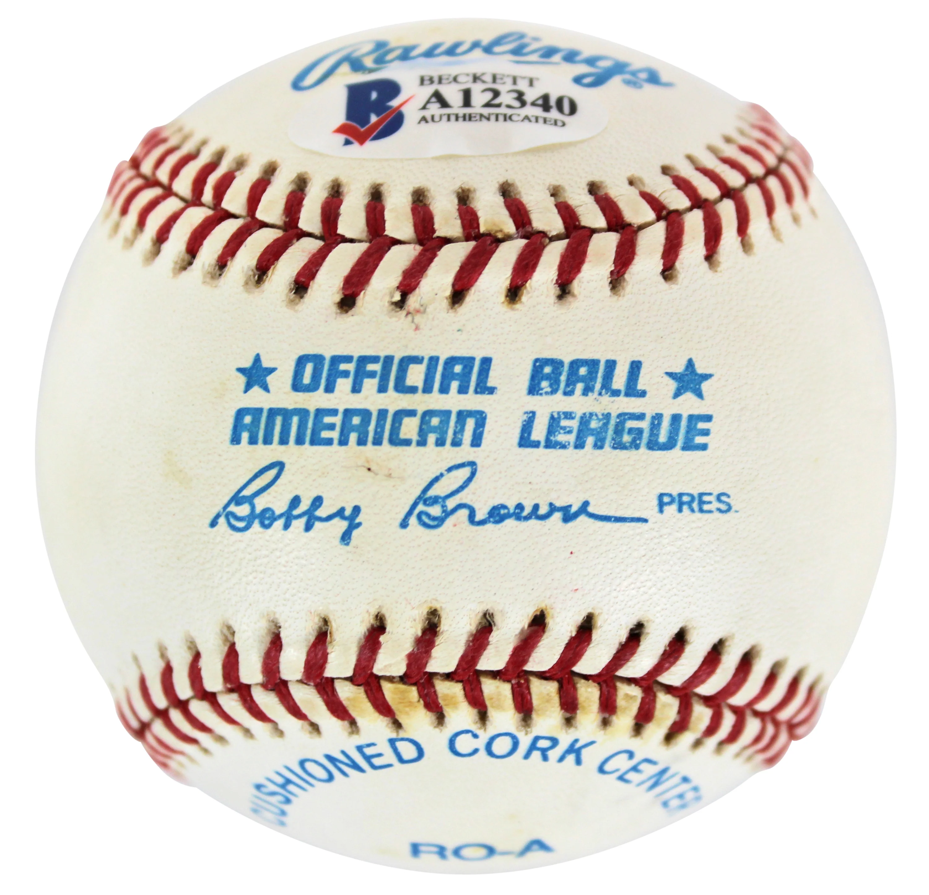 Gerald R. Ford Authentic Signed Bobby Brown Oal Baseball Autographed BAS #A12340 - Image 7