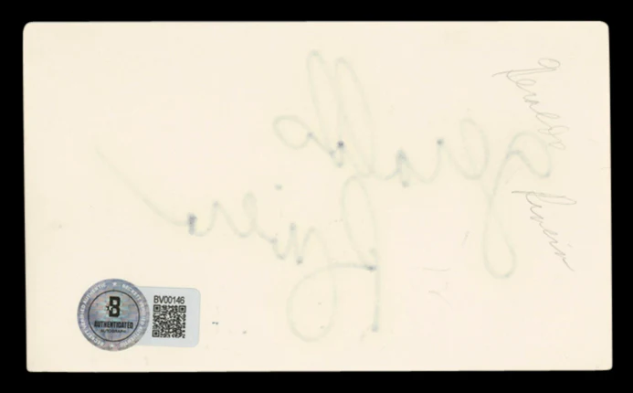 Geraldo Rivera Authentic Signed 3x5 Index Card Autographed BAS #BV00146 - Image 3