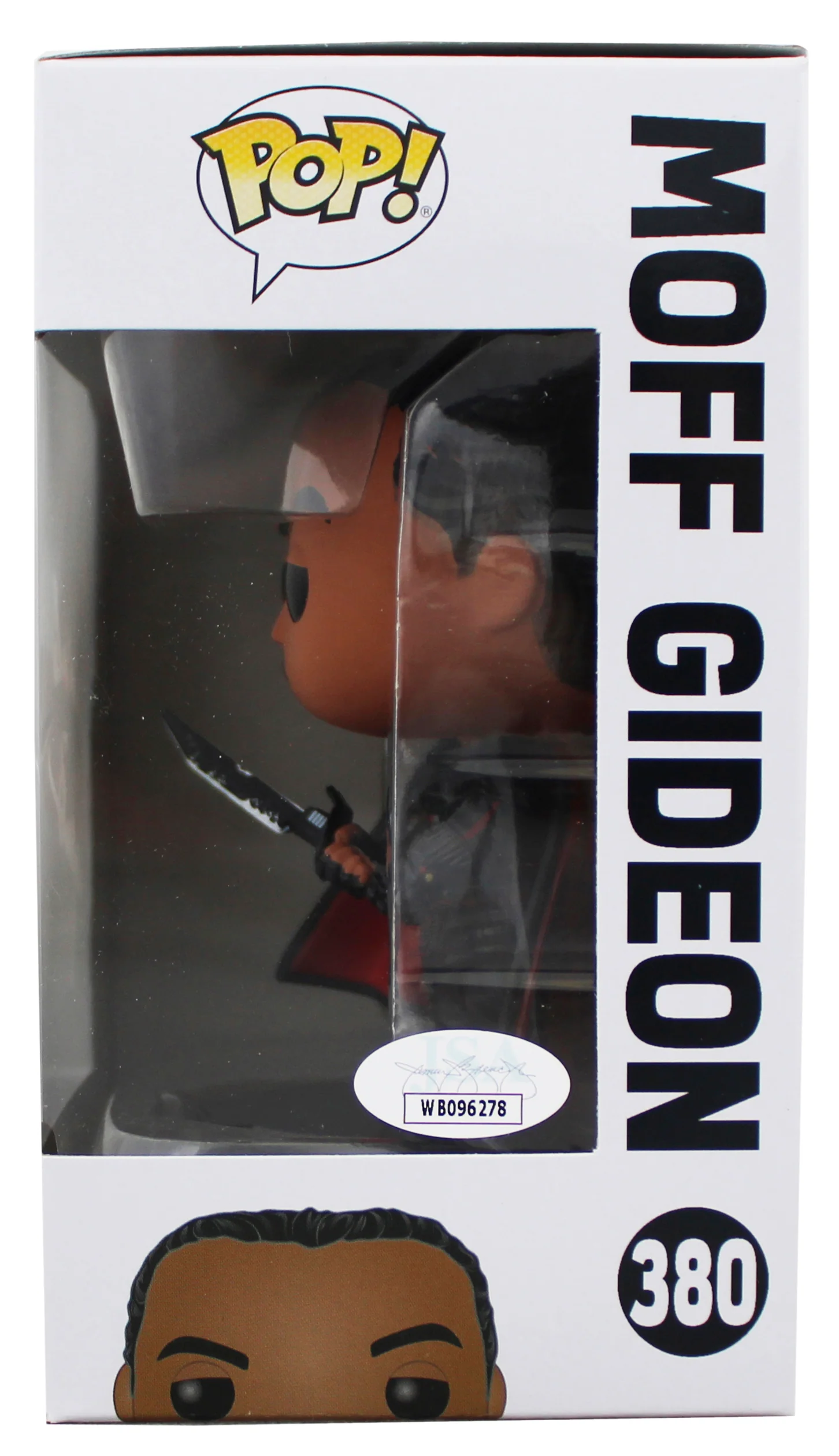 Giancarlo Esposito Star Wars Signed Moff Gideon #380 Funko Pop Vinyl Figure JSA - Image 4