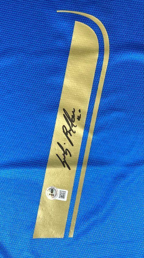 Gianluigi Buffon Signed Italy Puma Blue Soccer Jersey BAS - Image 2