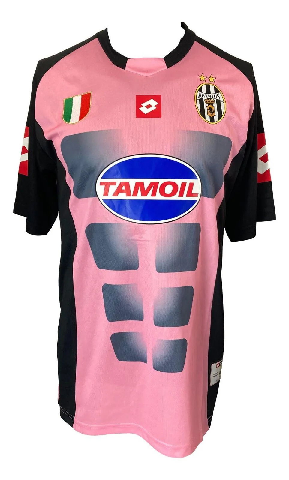 Gianluigi Buffon Signed Juventus Lotto Pink Soccer Jersey BAS - Image 3