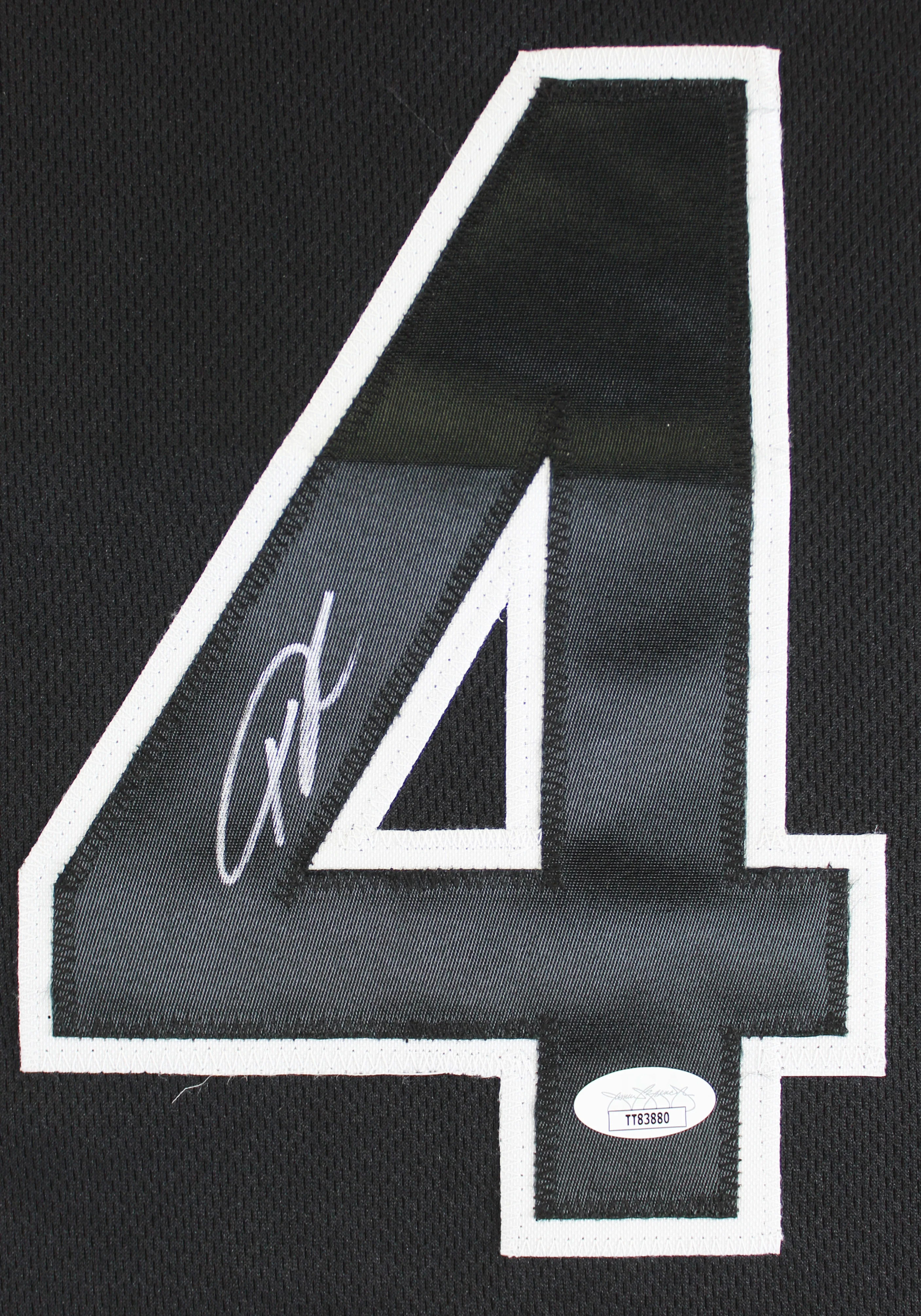 Giannis Antetokounmpo Authentic Signed Black Pro Style Jersey w/Black #s BAS Wit - Image 3