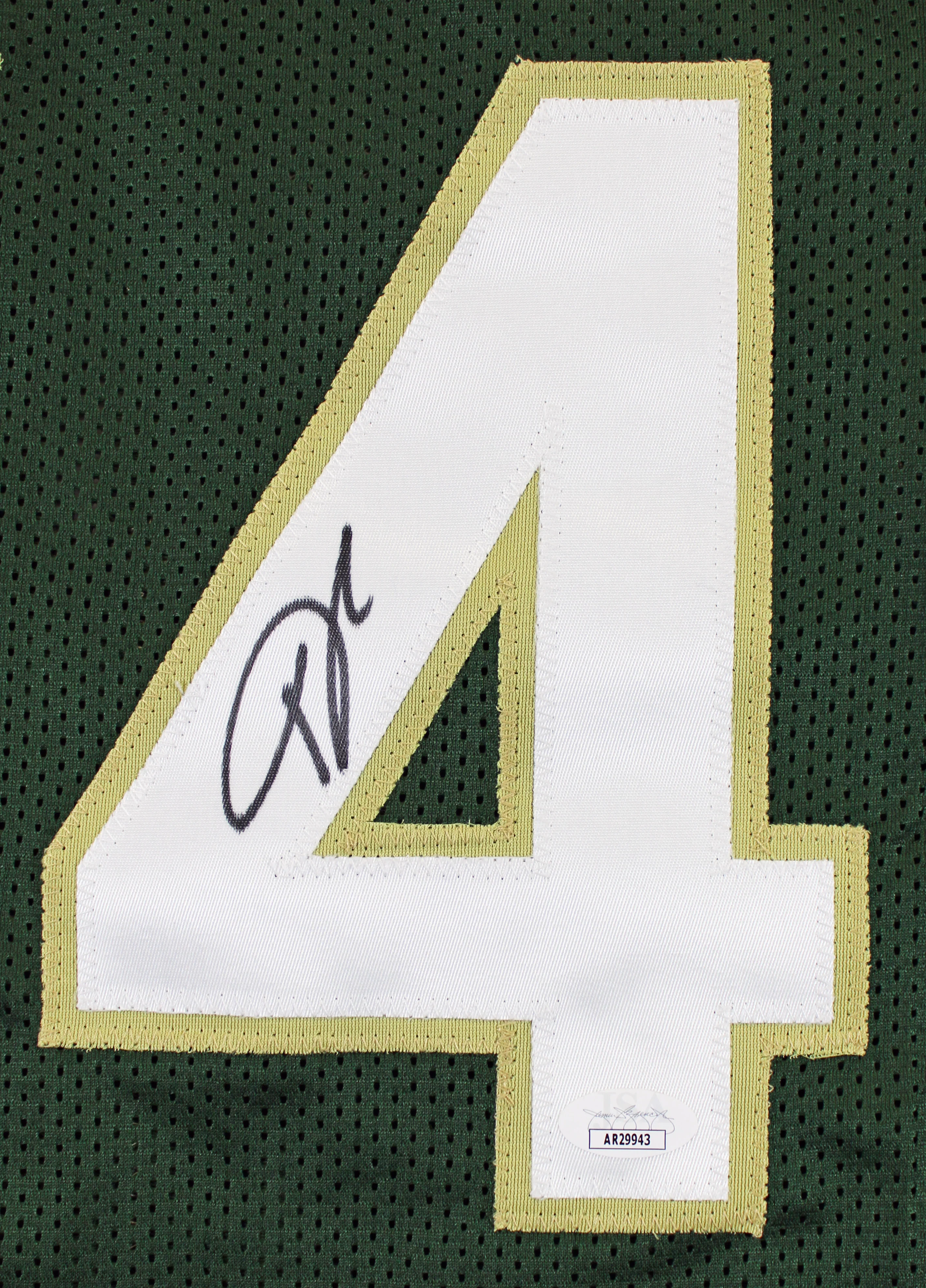 Giannis Antetokounmpo Authentic Signed Green Pro Style Jersey JSA - Image 3