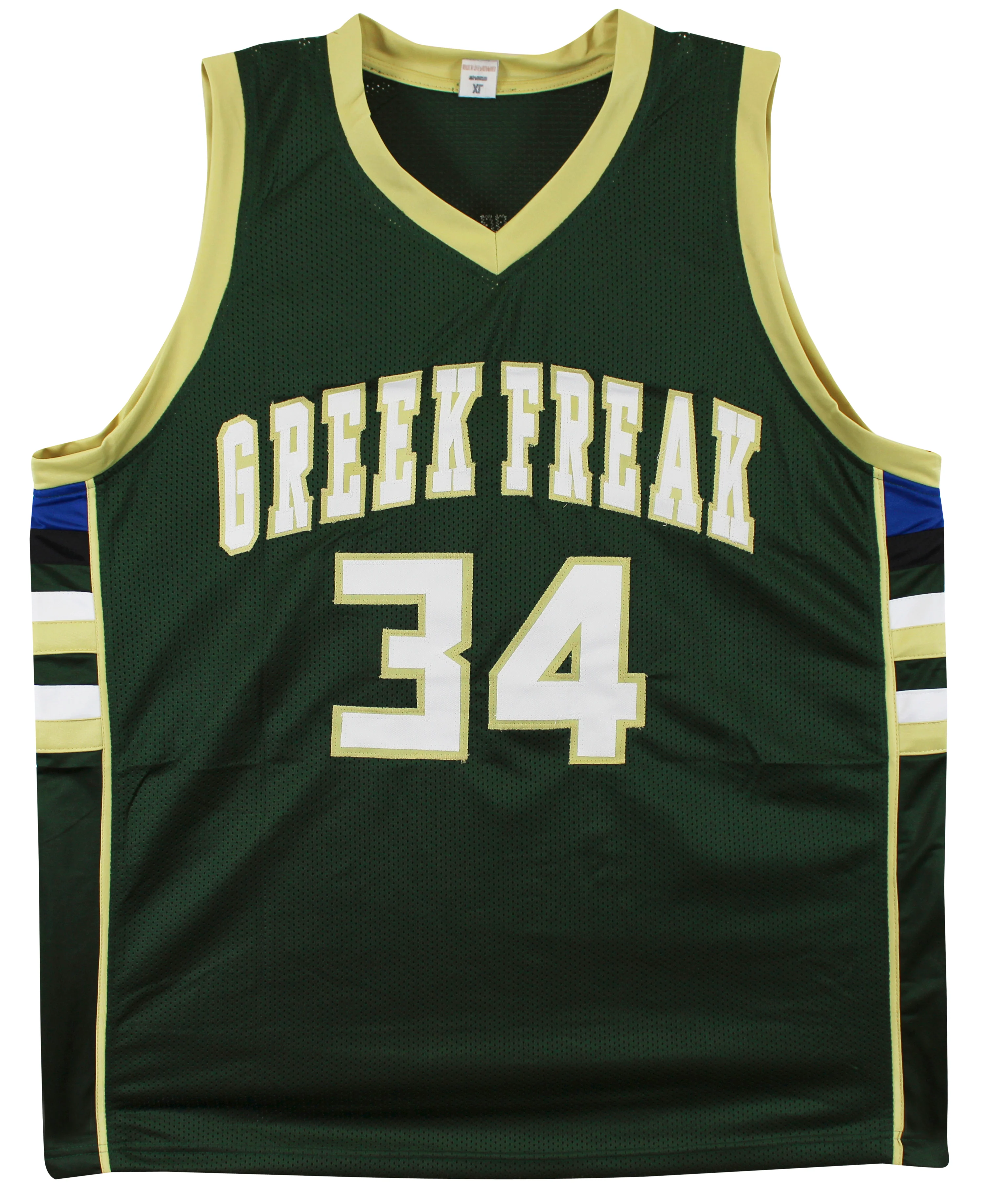 Giannis Antetokounmpo Authentic Signed Green Pro Style Jersey JSA - Image 4