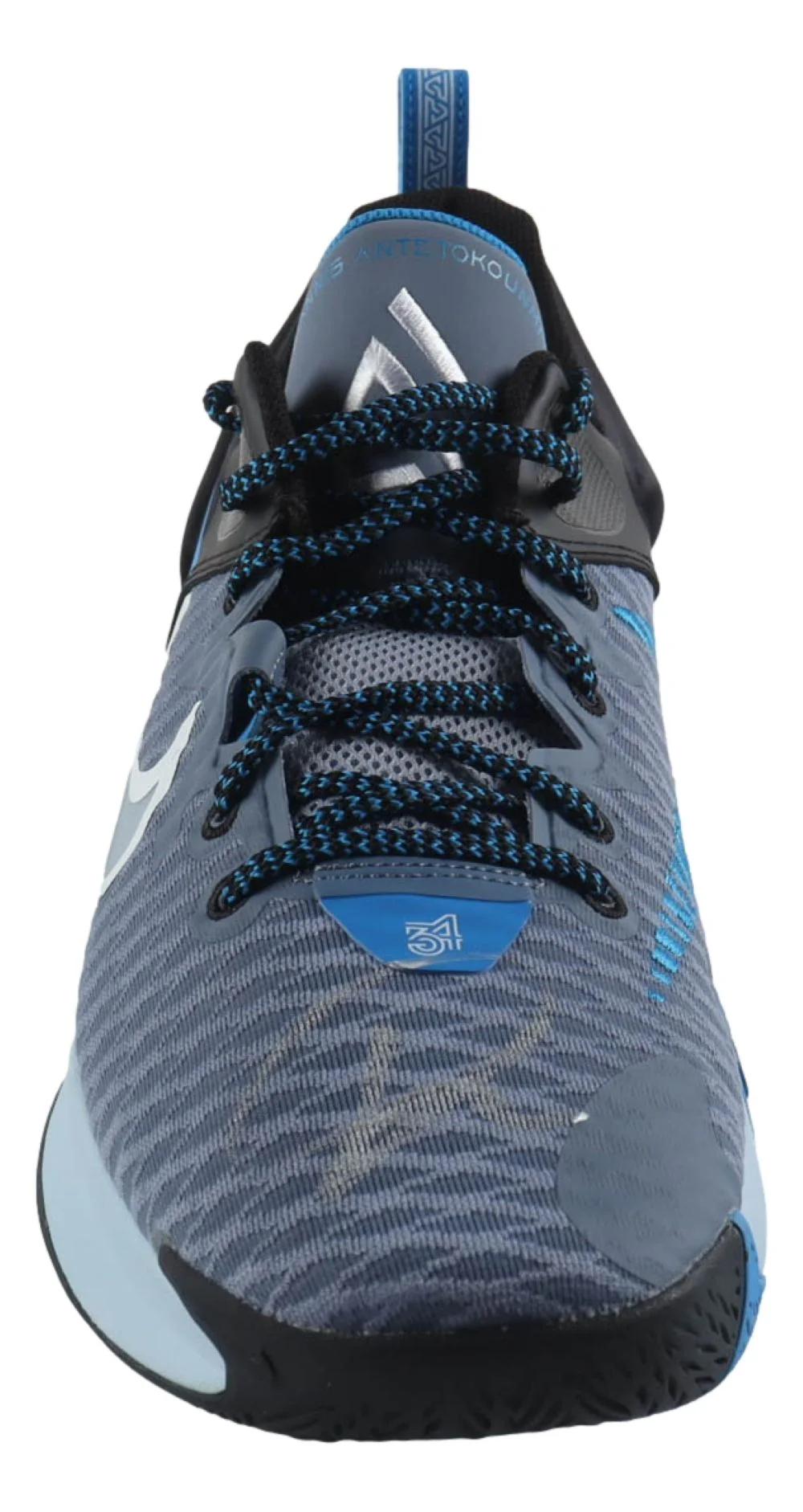 Giannis Antetokounmpo Bucks Signed Right Nike Immortality City Edition Shoe BAS