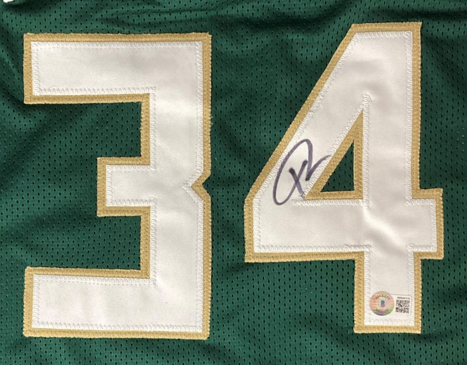 Giannis Antetokounmpo Milwaukee Signed Green Basketball Jersey BAS ITP - Image 2