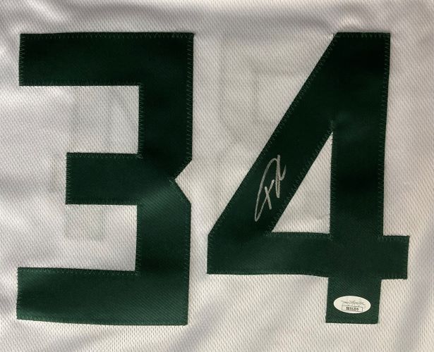 Giannis Antetokounmpo Milwaukee Signed White Basketball Jersey JSA - Image 2