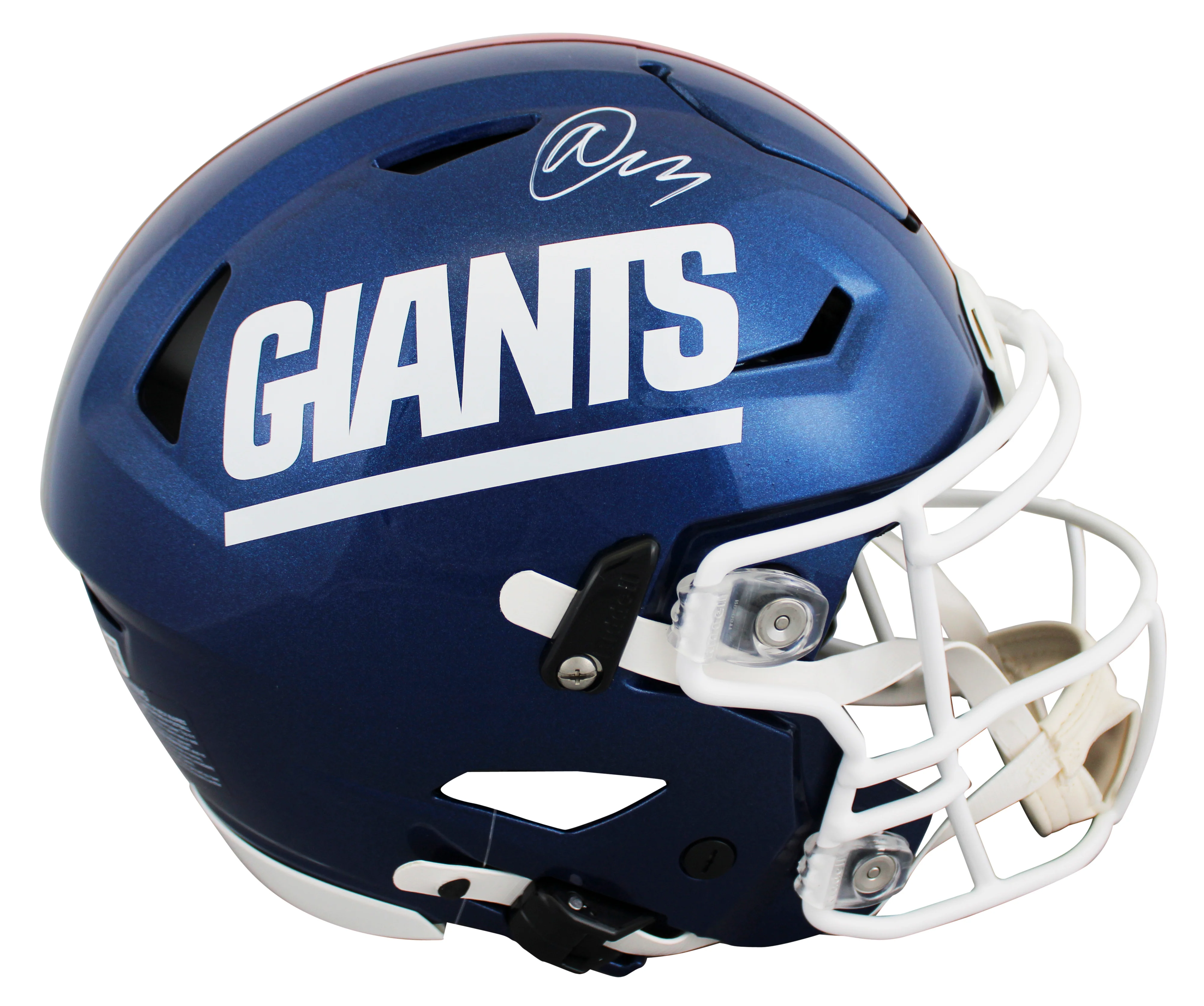 Giants Abdul Carter Authentic Signed Speed Flex Full Size Helmet BAS Witnessed 2 - Image 2