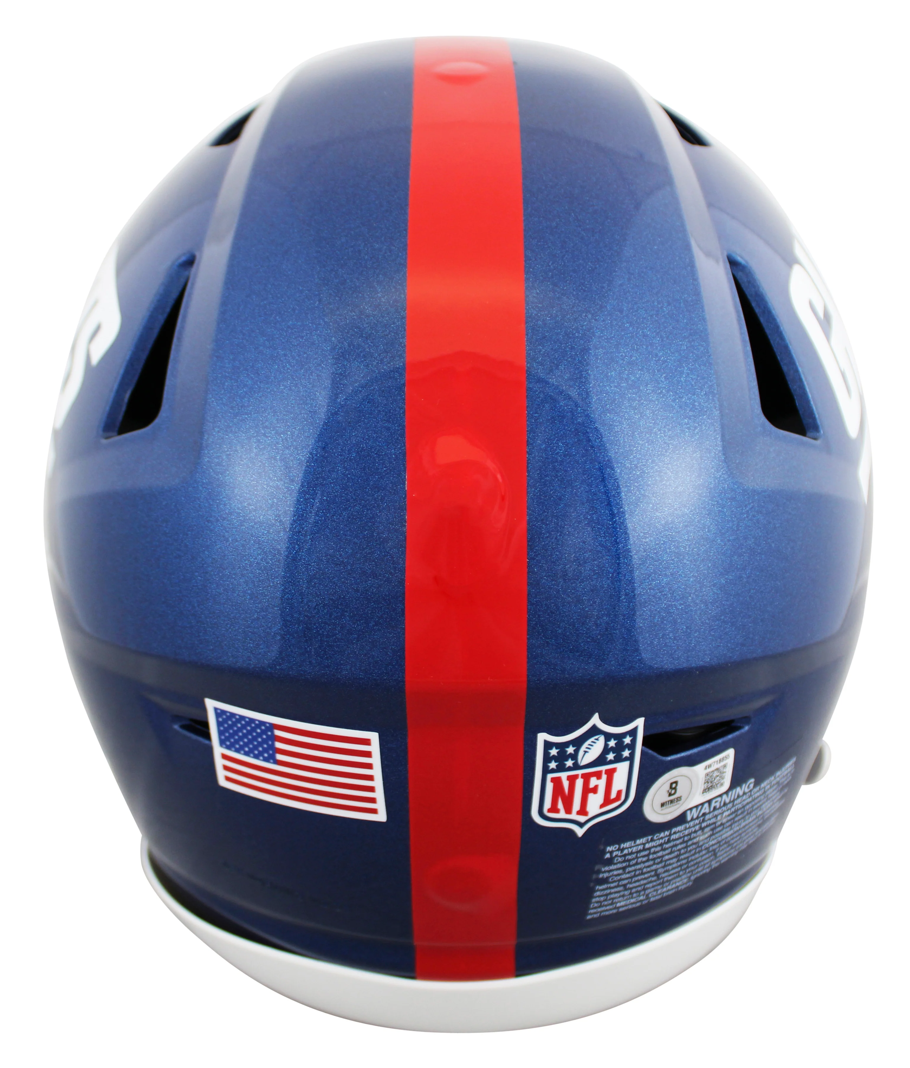 Giants Abdul Carter Authentic Signed Speed Flex Full Size Helmet BAS Witnessed 2 - Image 4