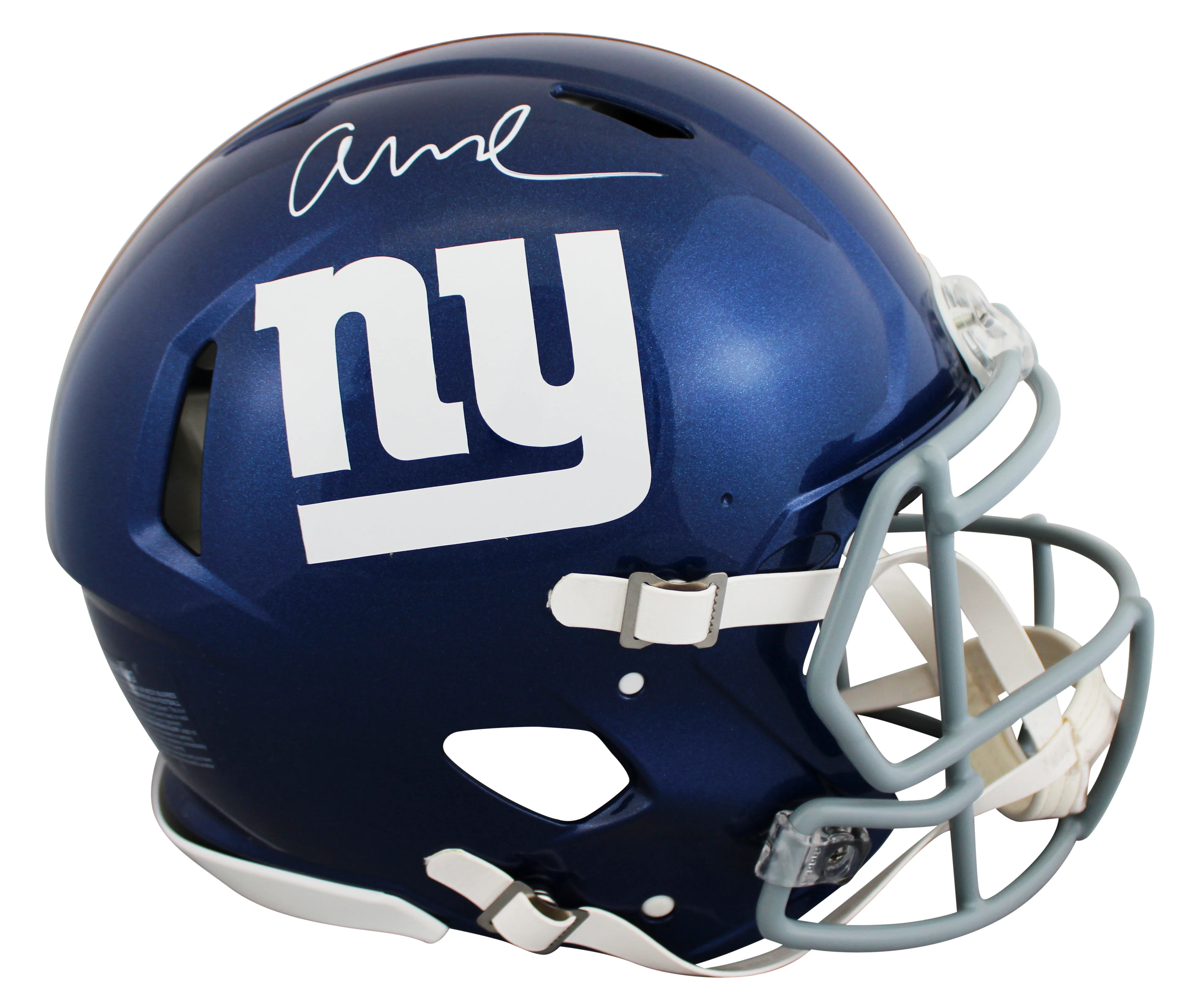 Giants Abdul Carter Signed Full Size Speed Proline Helmet W/ Case BAS Witnessed - Image 3