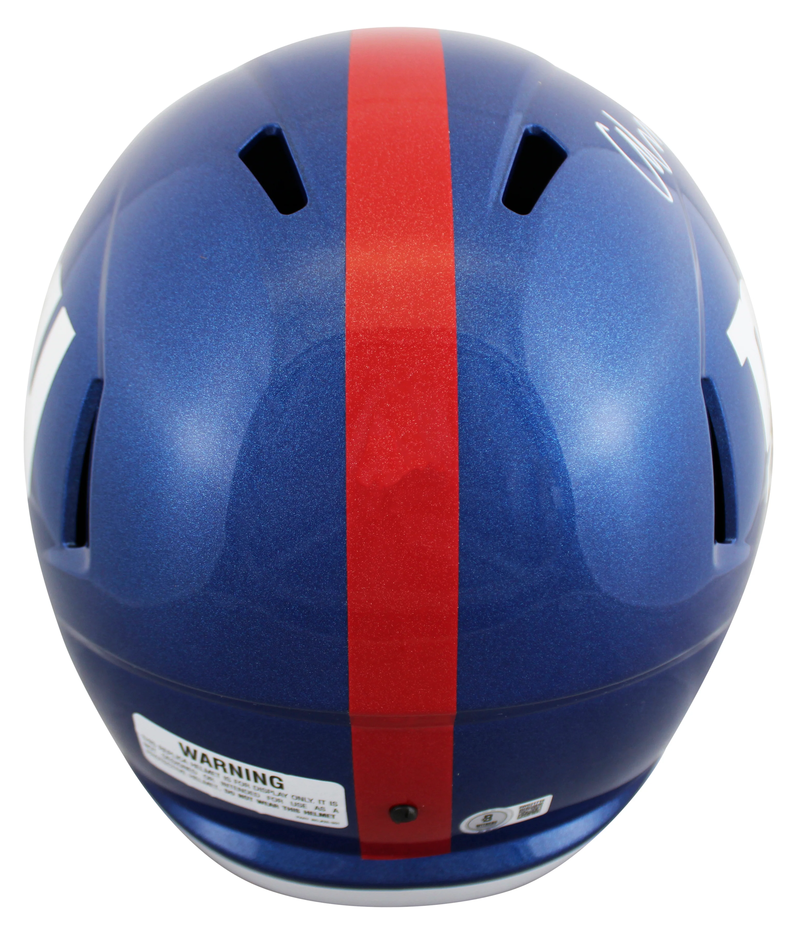 Giants Abdul Carter Signed Full Size Speed Rep Helmet W/ Case BAS Witnessed - Image 4