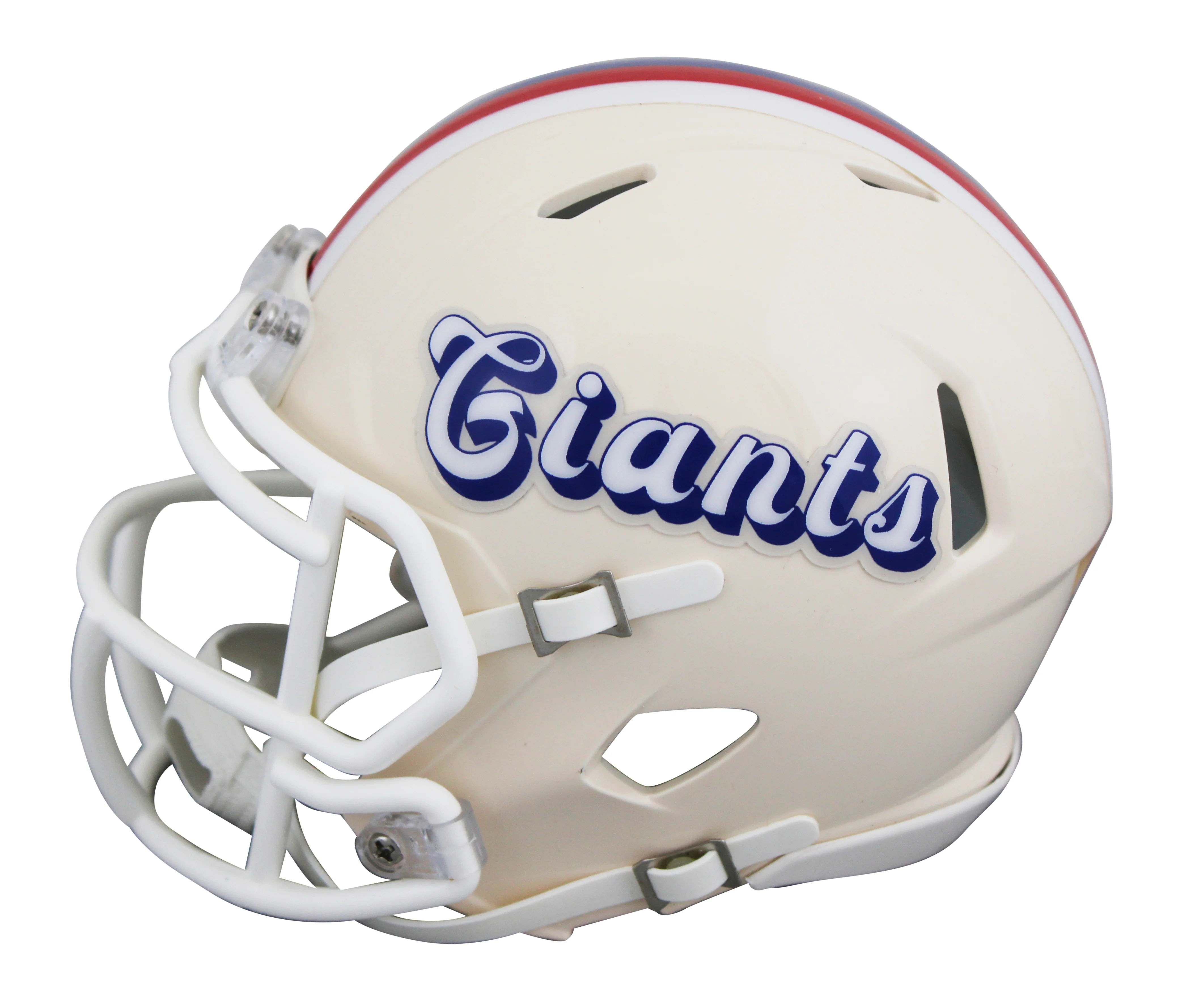 Giants Abdul Carter Signed Retro Speed Mini Helmet W/ Case BAS Witnessed - Image 5