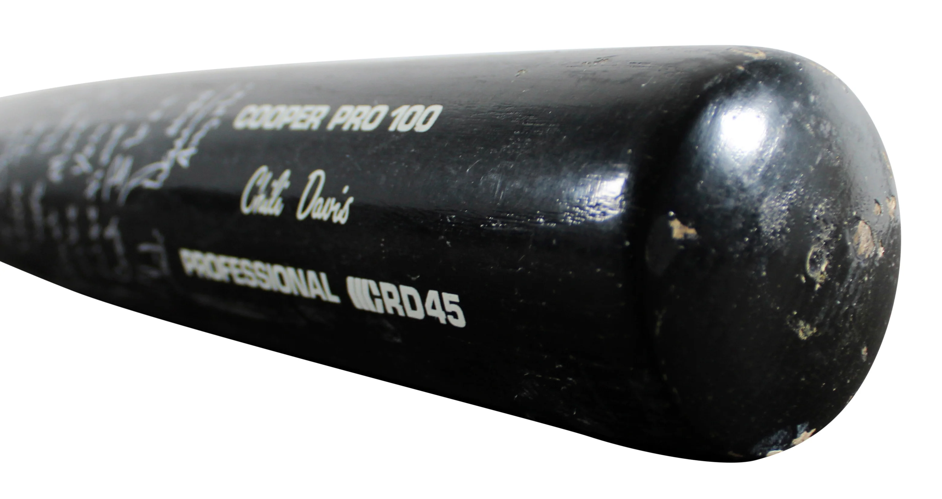 Giants Chili Davis Signed Game Used Cooper Pro 100 Player Model Bat BAS #BU55133 - Image 8