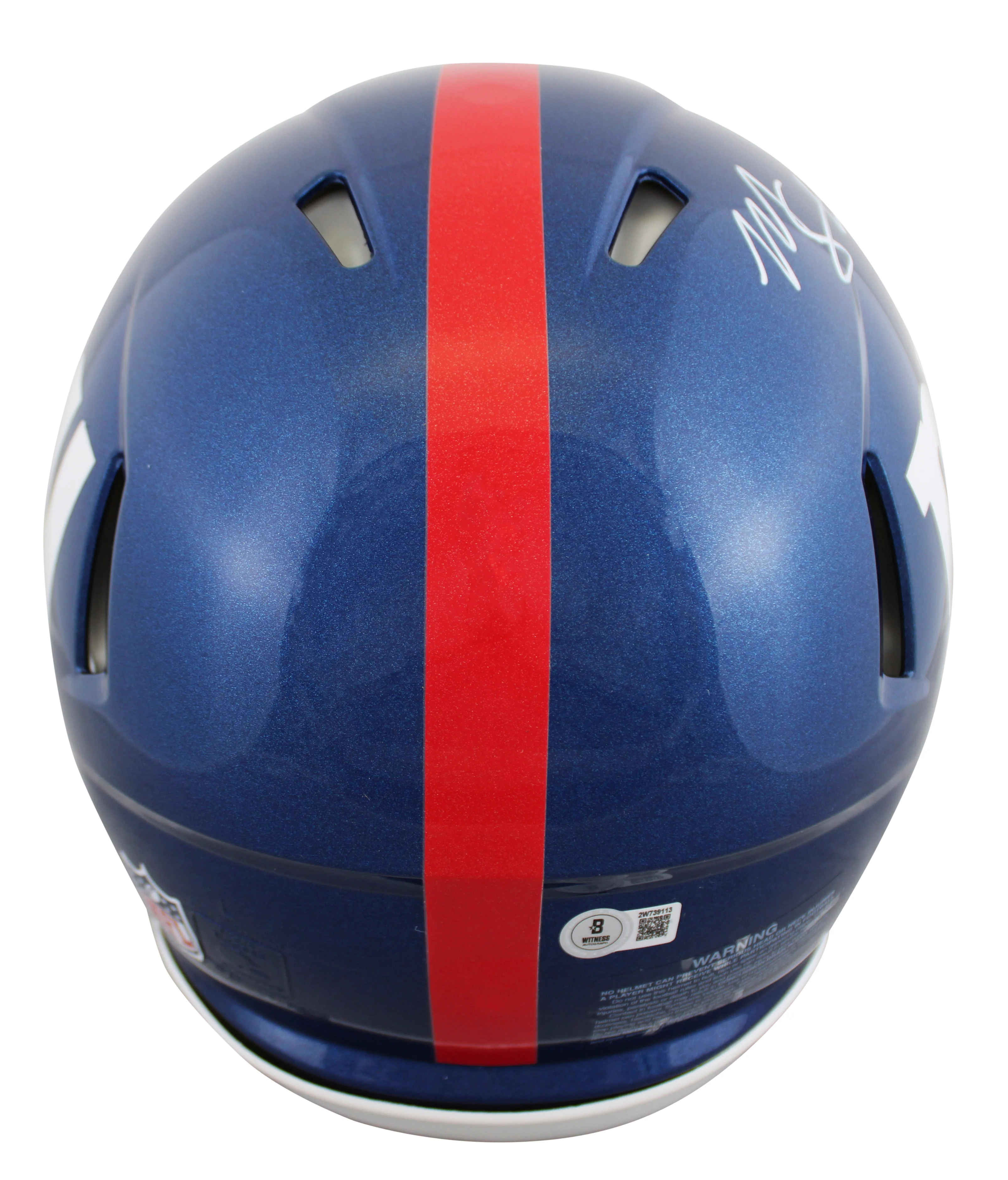 Giants Lawrence Taylor & Michael Strahan Signed F/S Speed Proline Helmet BAS Wit - Image 3