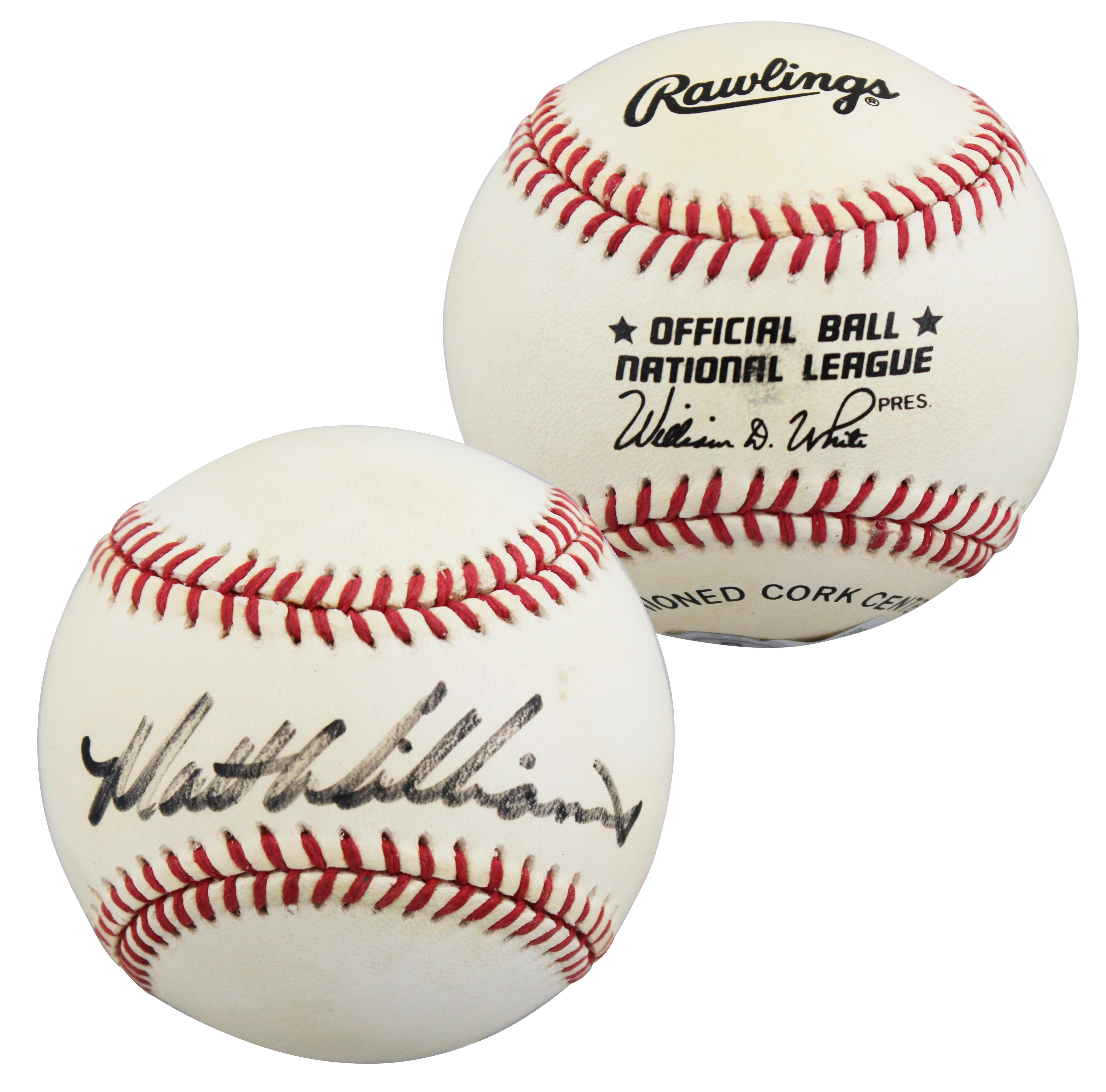 Giants Matt Williams Authentic Signed William White ONL Baseball BAS #BU64210 - Image 2