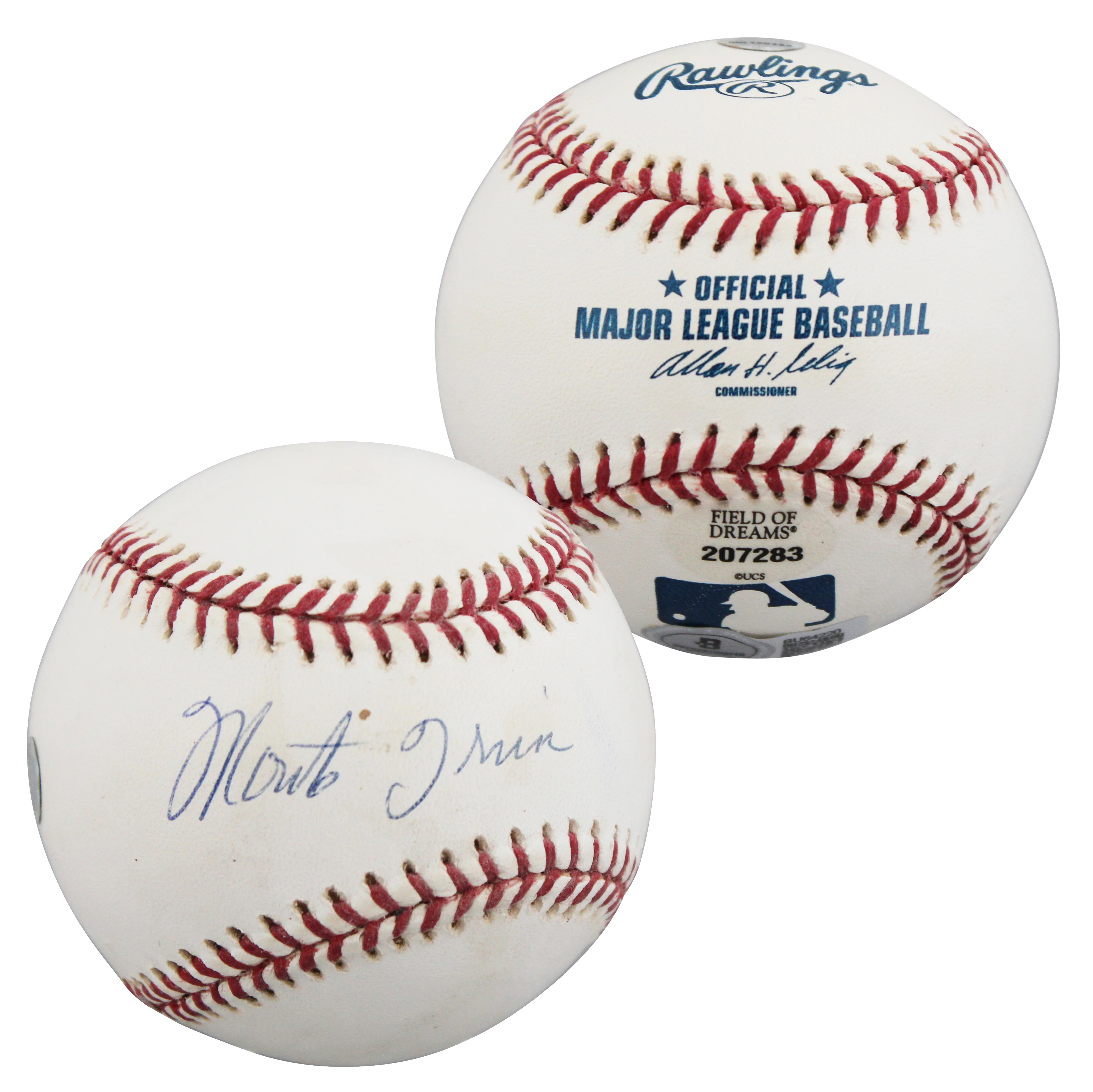 Giants Monte Irvin Authentic Signed OML Baseball Autographed BAS #BU64220 - Image 2
