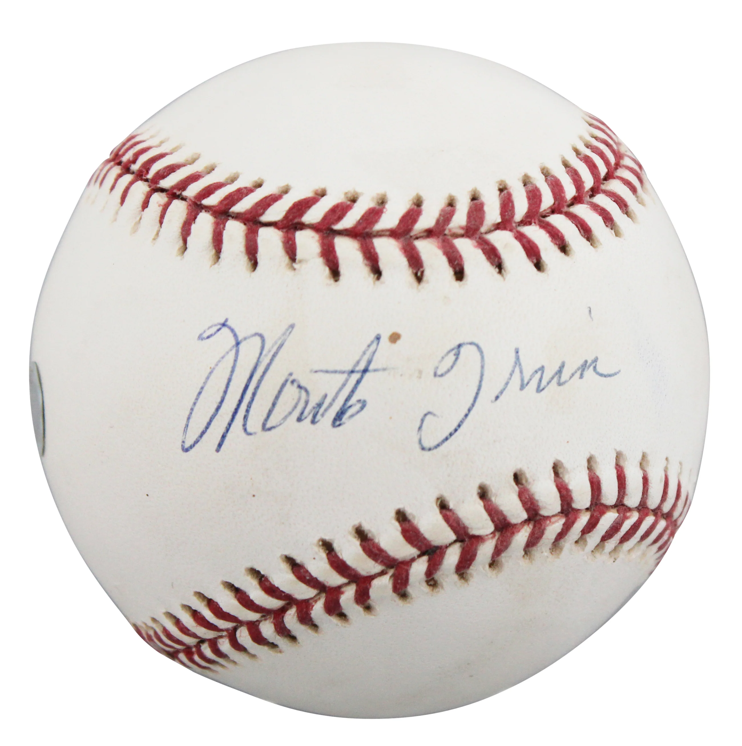 Giants Monte Irvin Authentic Signed OML Baseball Autographed BAS #BU64220 - Image 3