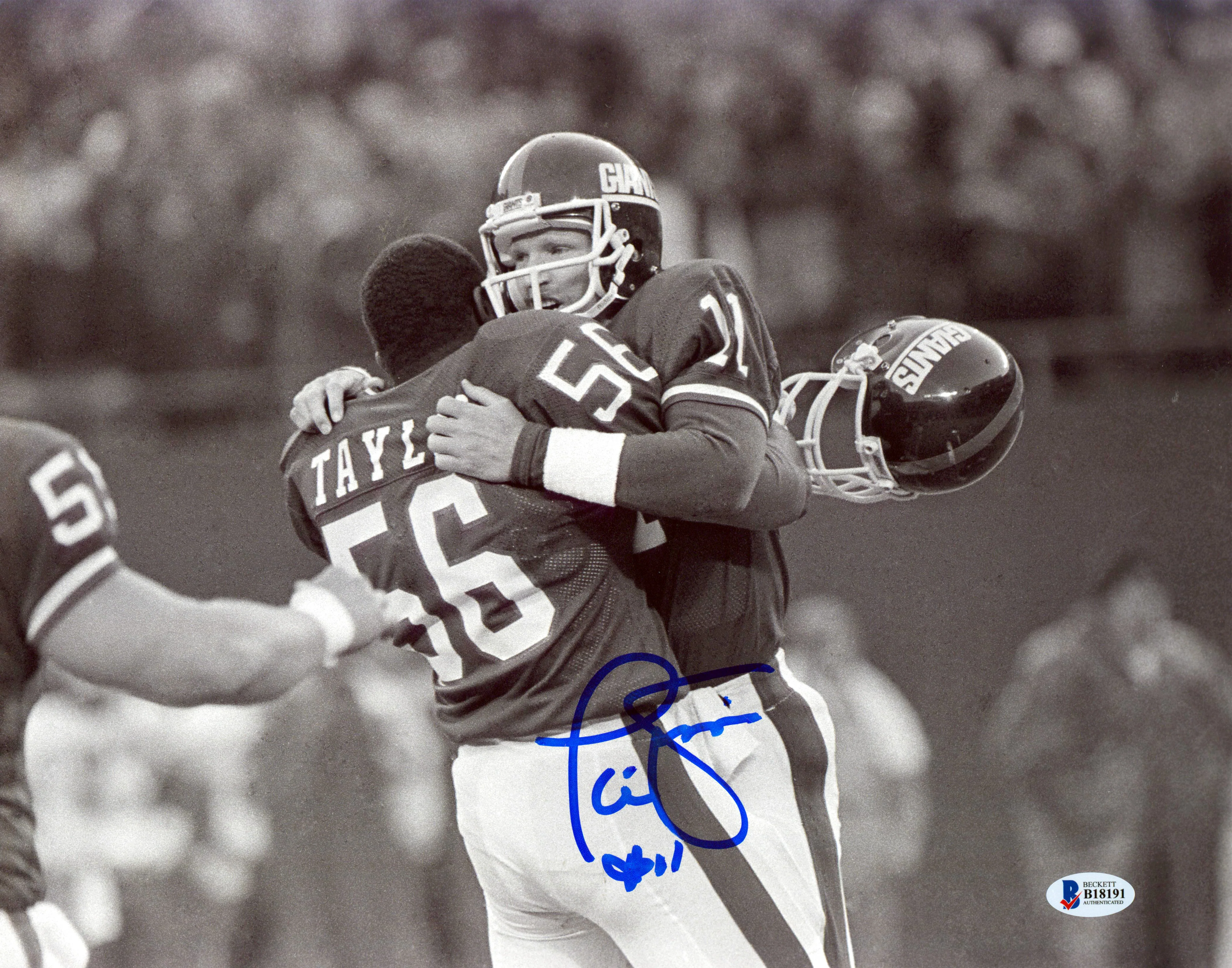 Giants Phil Simms Authentic Signed 11x14 Photo Autographed BAS #B18191 - Image 2