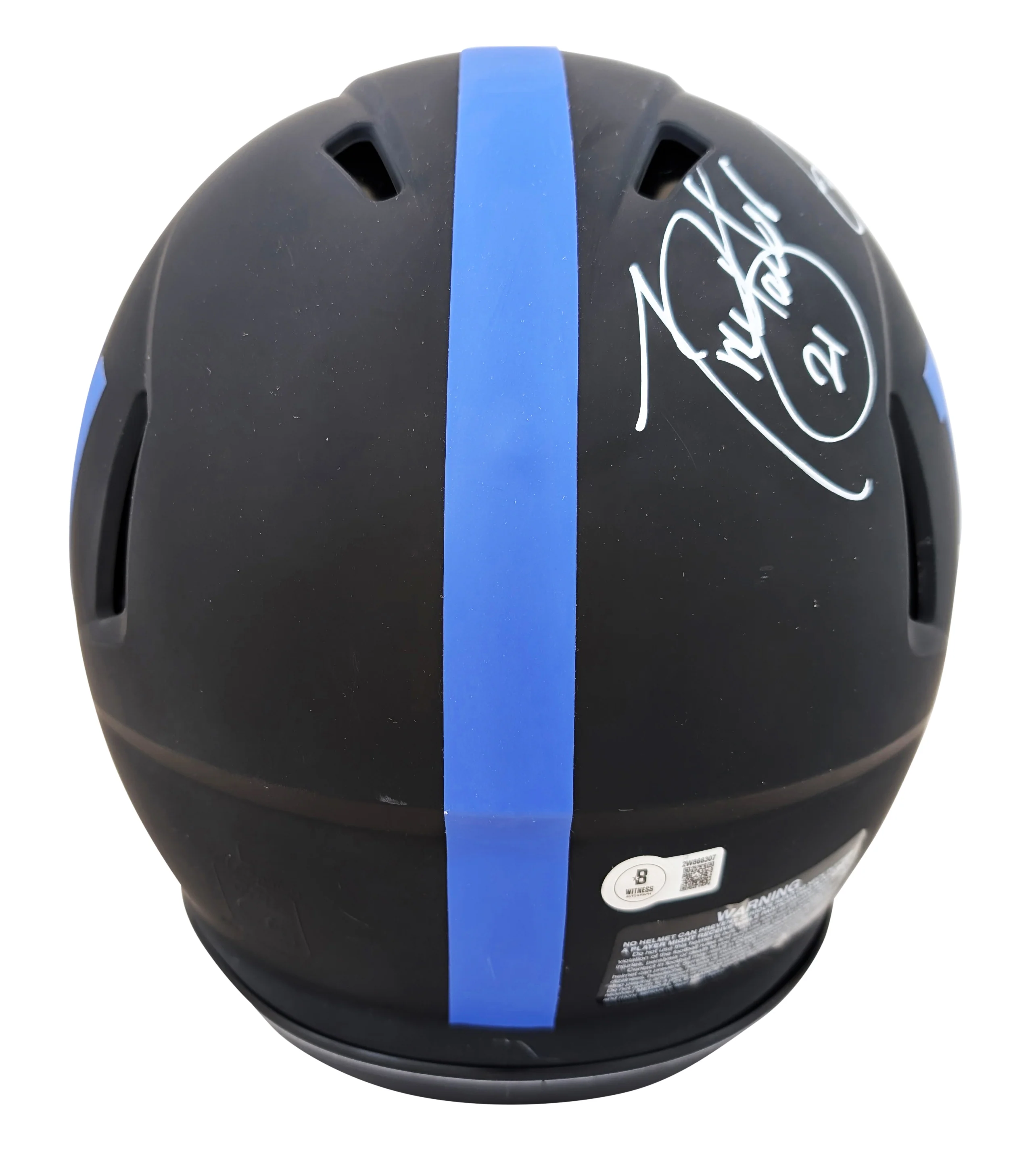 Giants ROH (4) Barber, Taylor +2 Signed Eclipse F/S Speed Proline Helmet BAS Wit - Image 4